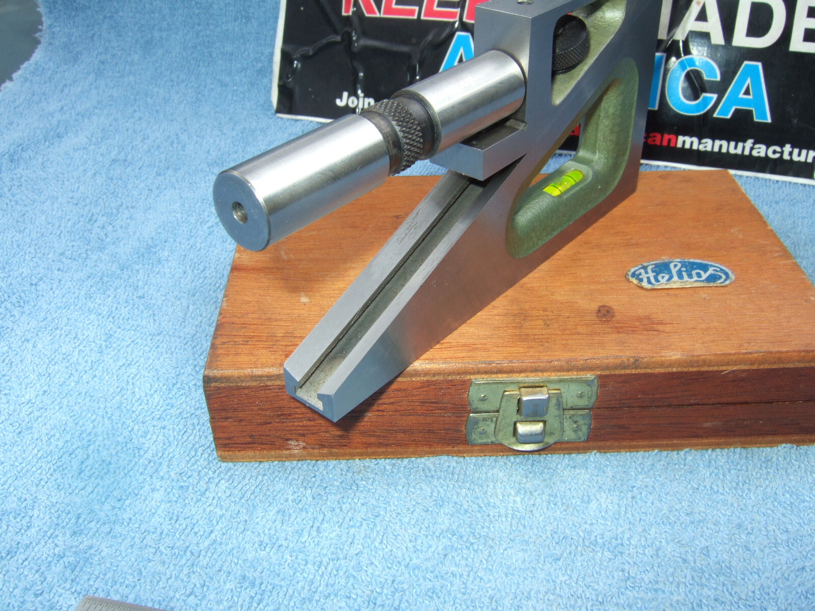 HELIOS GERMAN MADE PLANER GAGE W/CASE MACHINIST TOOLMAKER No.4 MANY MORE US HERE