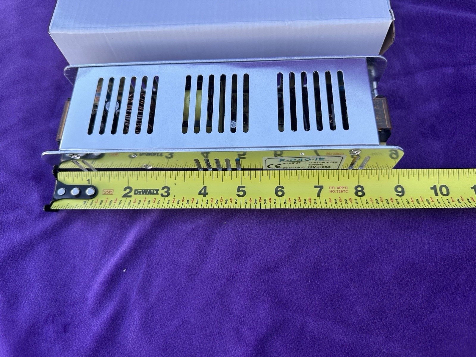 AC 110V/220V to DC 12V 20A 240W Universal Regulated Switching Power Supply Adapt