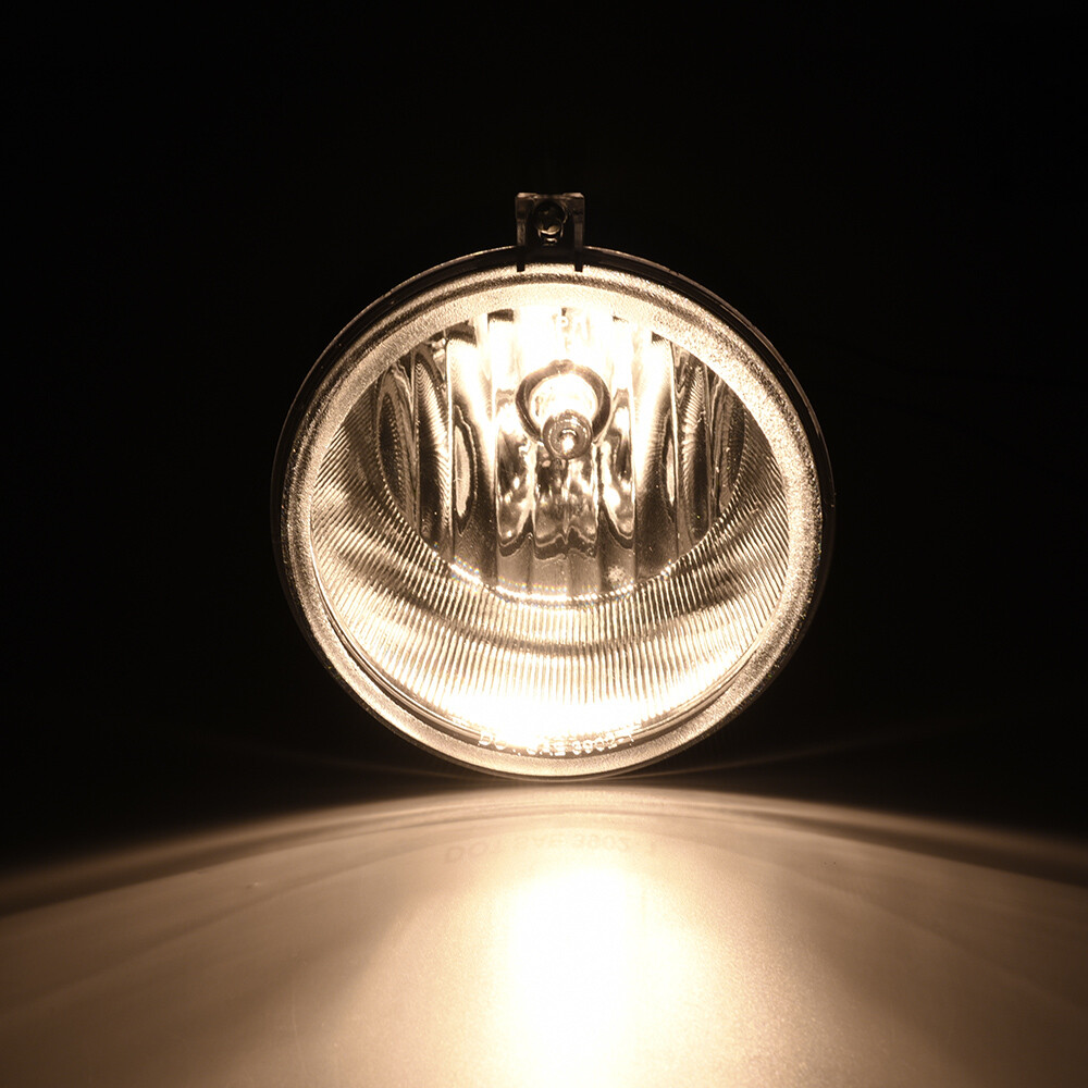 Fit For Jeep Grand Cherokee 2005-2010 Bumper Fog Light Lamps W/ Bulbs Clear Lens