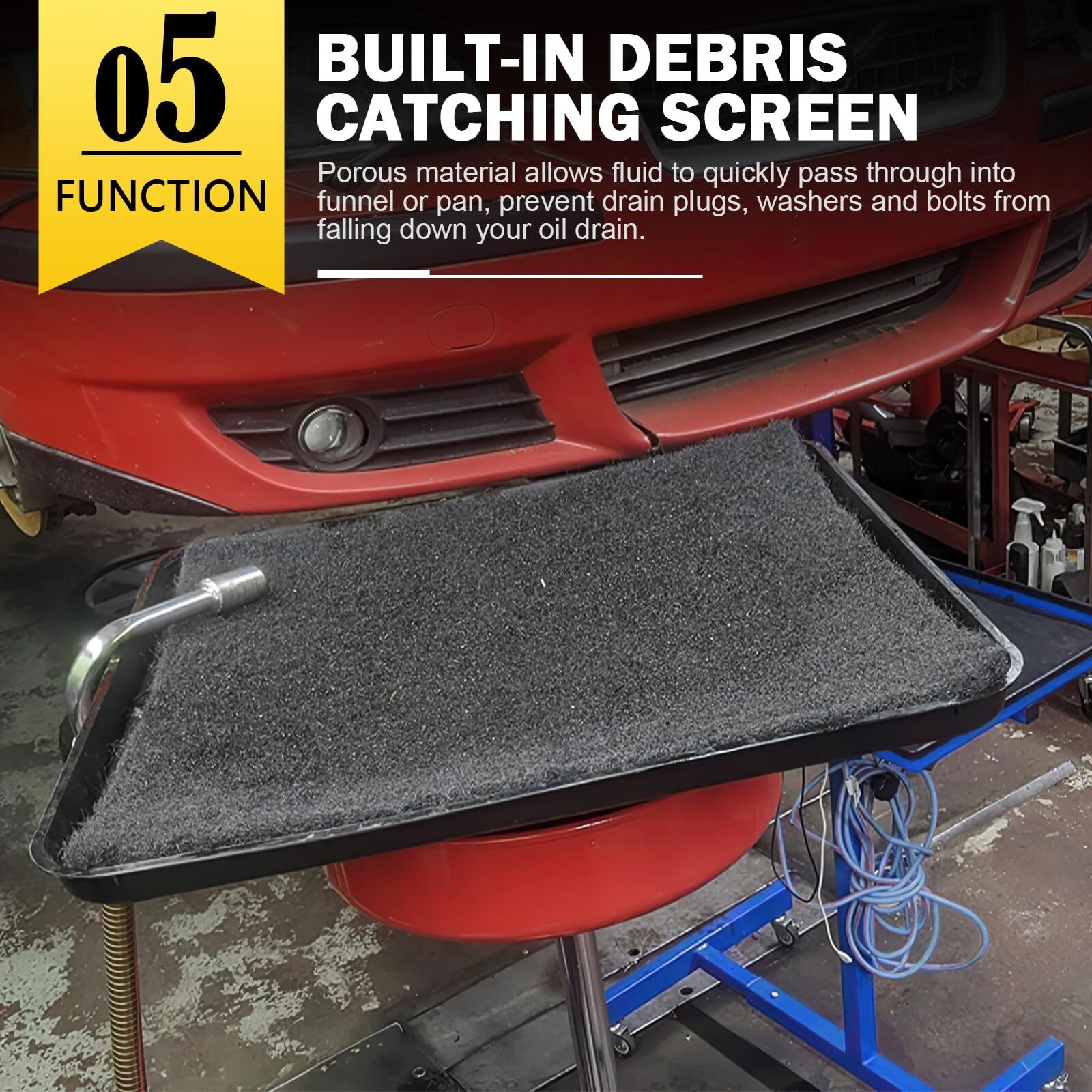 17892 Transmission Drain Pan for Lisle Oil Drains - 2 Pcs 22'' Oil Drain Spla...