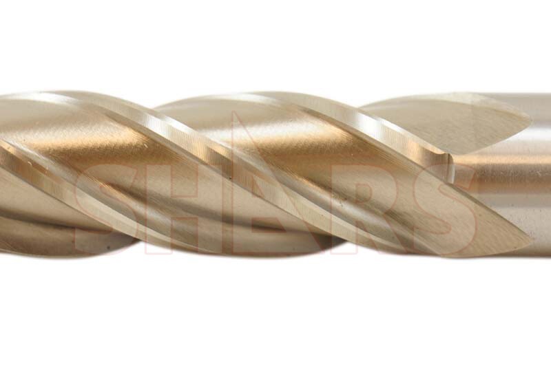 SHARS 3/4" x 3/4" HSS 4 Flutes Single End Long Length Flute End Mill NEW !}