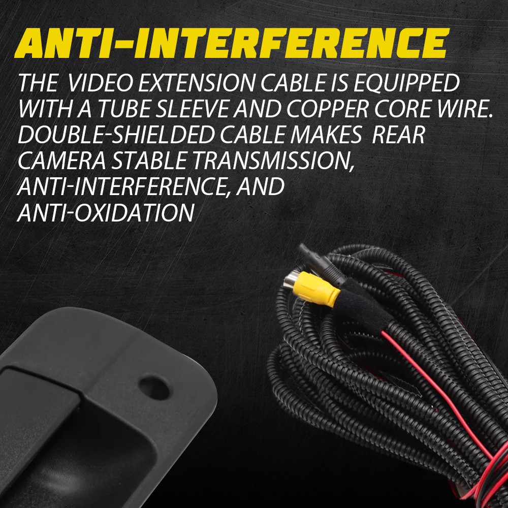 Tailgate Handle Rear View HD Camera For Toyota Tundra 2007-2013