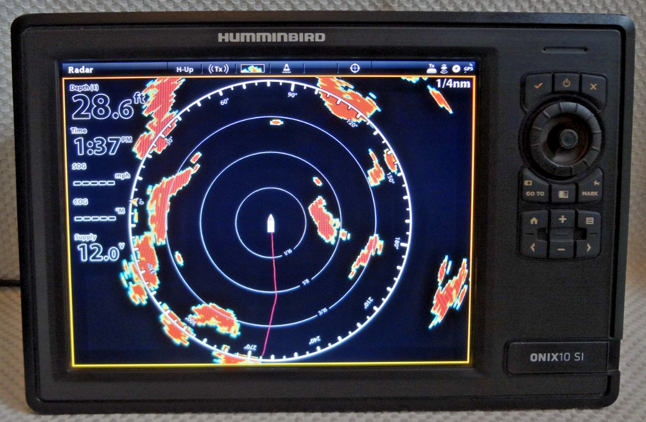 HUMMINBIRD ONIX 10CI NT SI MARINE GPS CHART PLOTTER FISHFINDER RADAR MFD w POWER