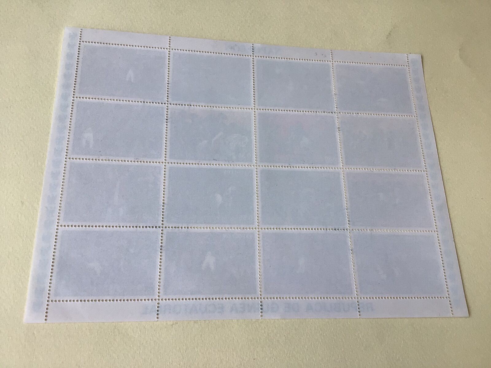 Republic de Guinea Ecuatorial Napoleonic Wars Stamps Sheet Ref 55222