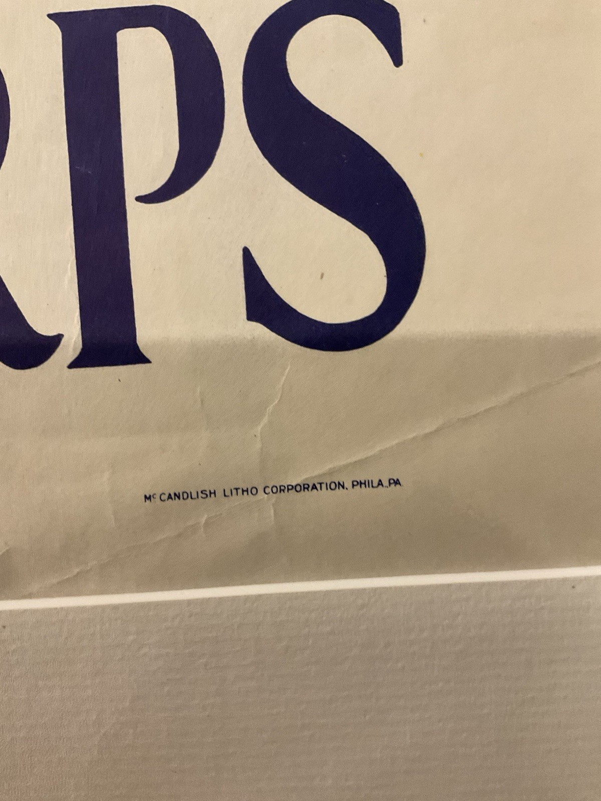 Original 1943 U.S. Marine Corps WWII Poster – Semper Fidelis