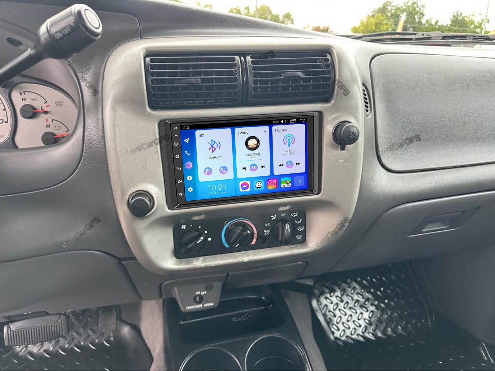 7" For Ford Ranger 1998–2011 Android 15 Carplay Car Stereo Radio GPS Navi WiFi