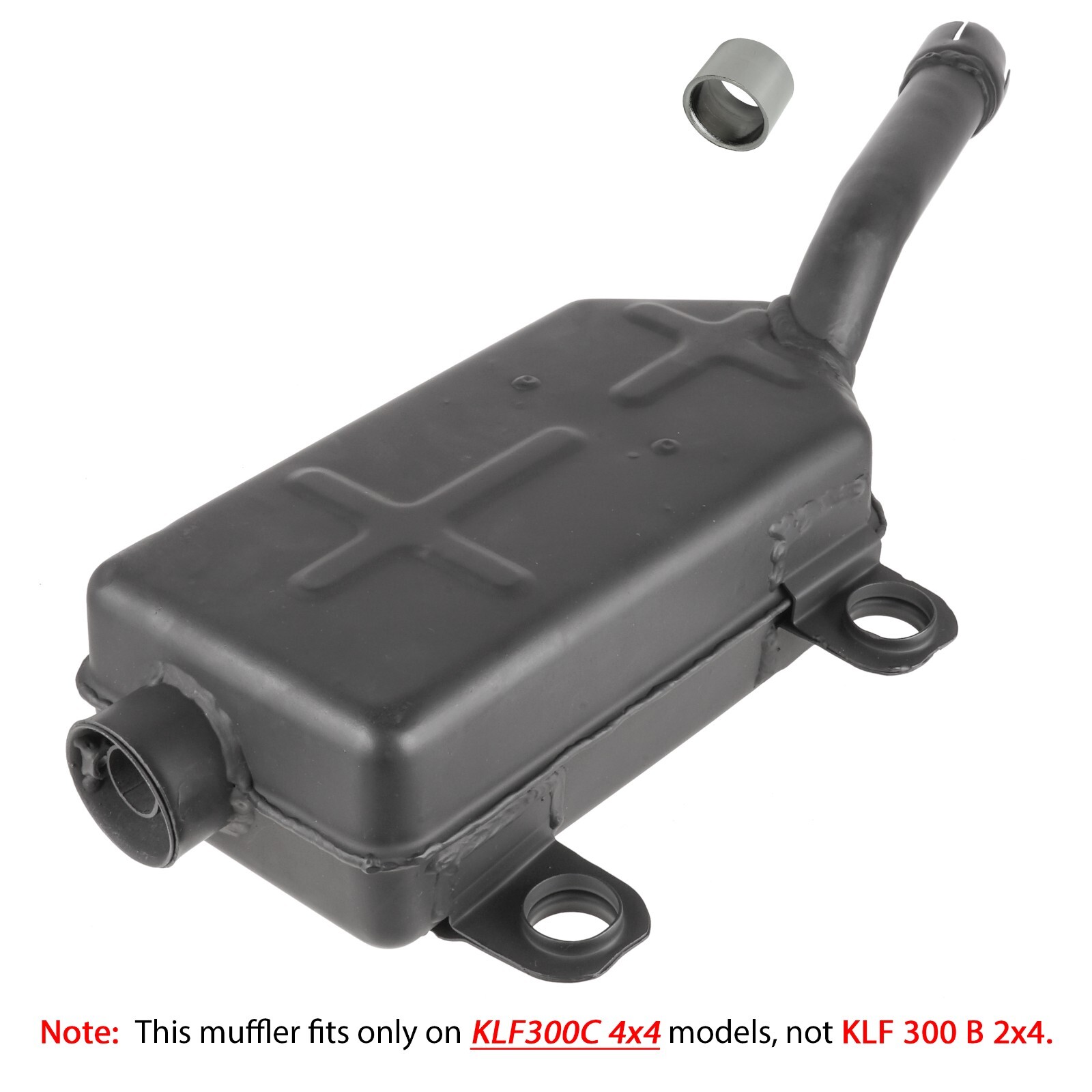 Complete Exhaust Muffler w/ Gasket fits Kawasaki Bayou 300 KLF300C 4x4 1989-2005