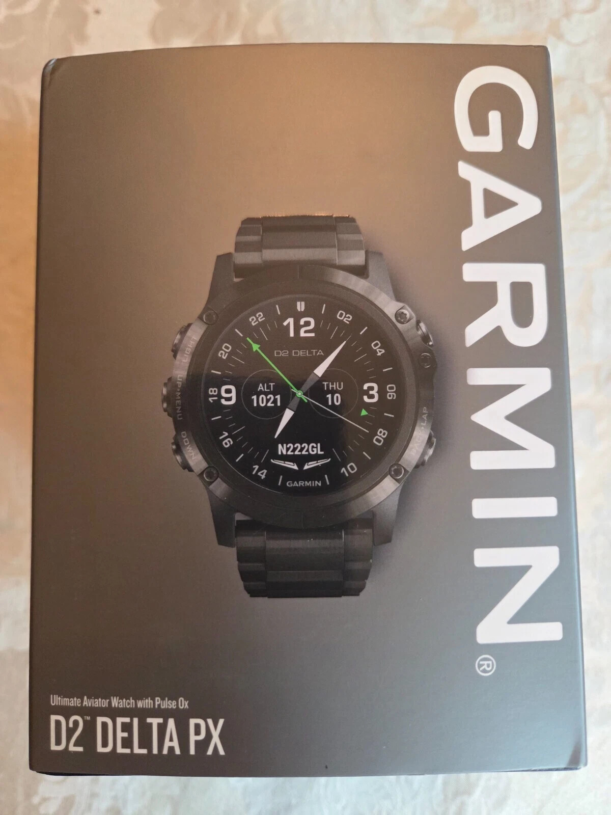 Garmin D2 Delta PX Aviator Titanium Band Watch - 51 mm Format - (4) Watch Bands