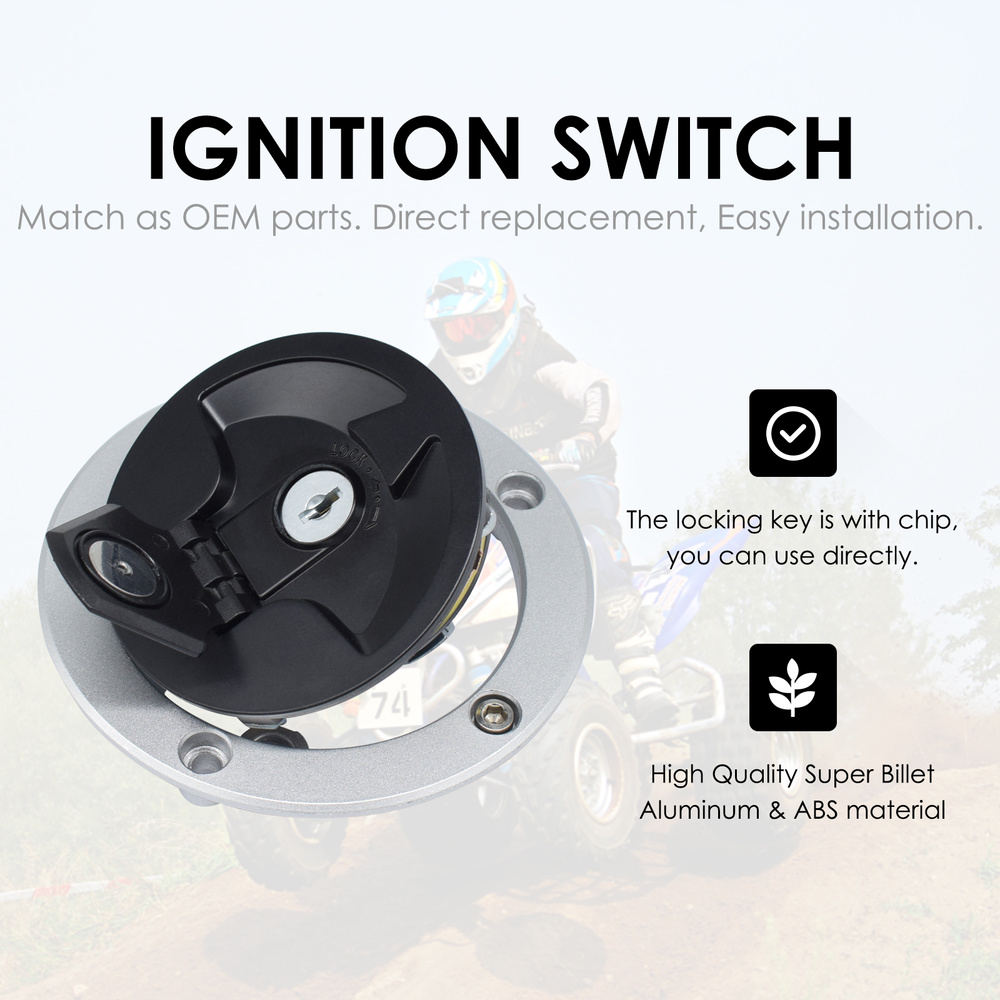 Motorcycle Ignition Switch Kit For Kawasaki Ninja Z800 ZX6R ZX600 ZX636 ZX10R