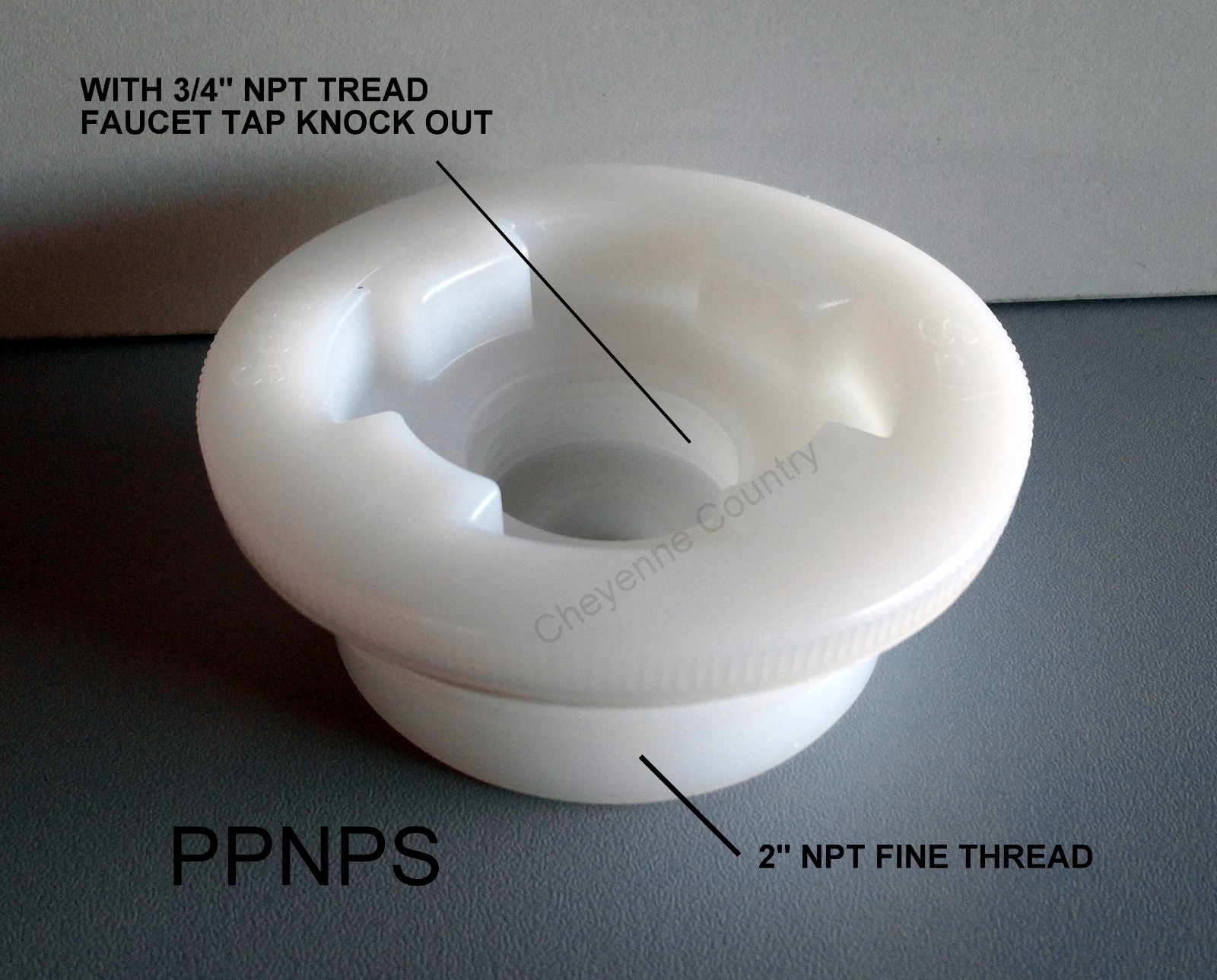 Poly Bung Cap 2" Fine Thread & Coarse Thread Combo for Plastic Drum Barrel