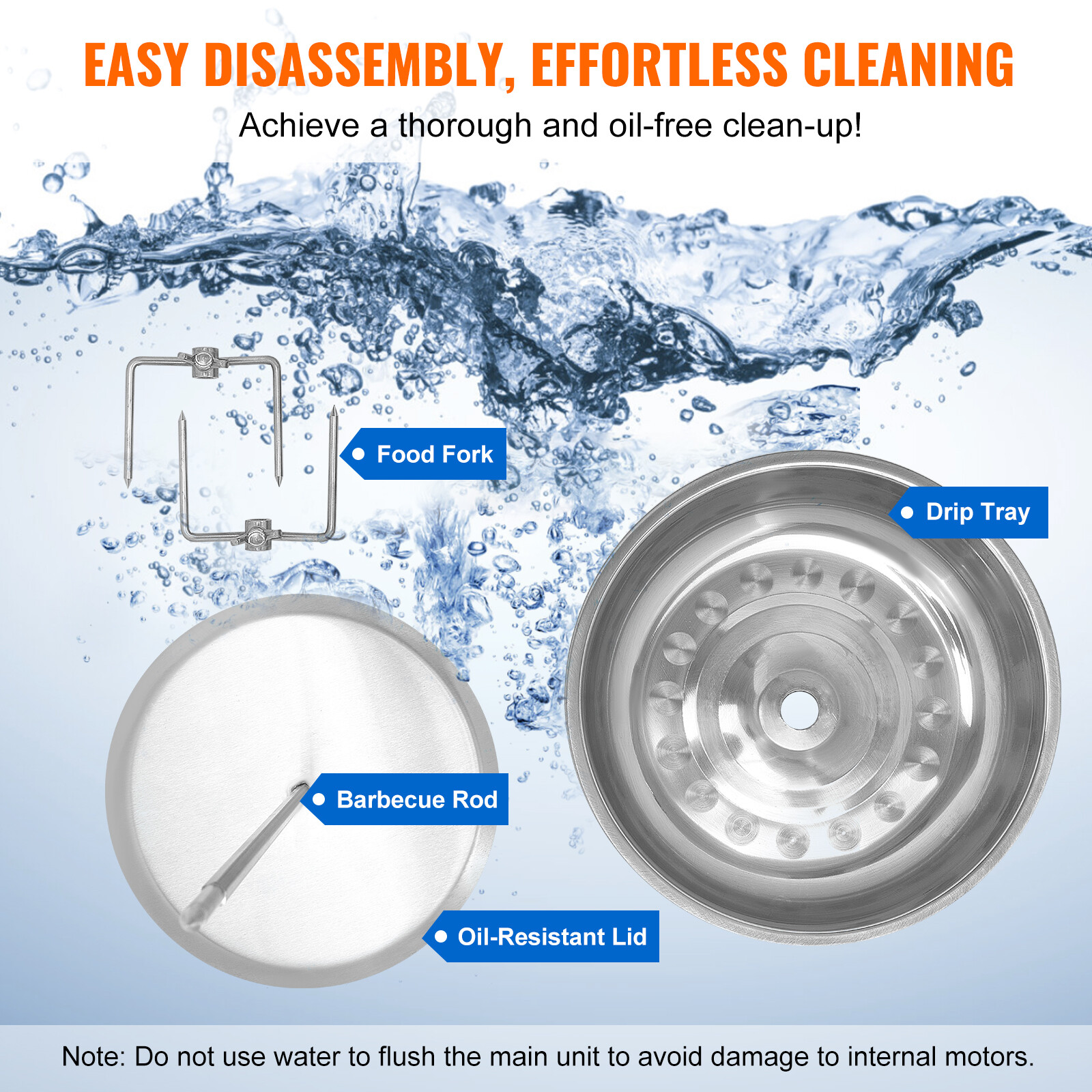 VEVOR Stainless Steel Gas Shawarma Grill Machine Vertical Gyro Rotisserie Doner