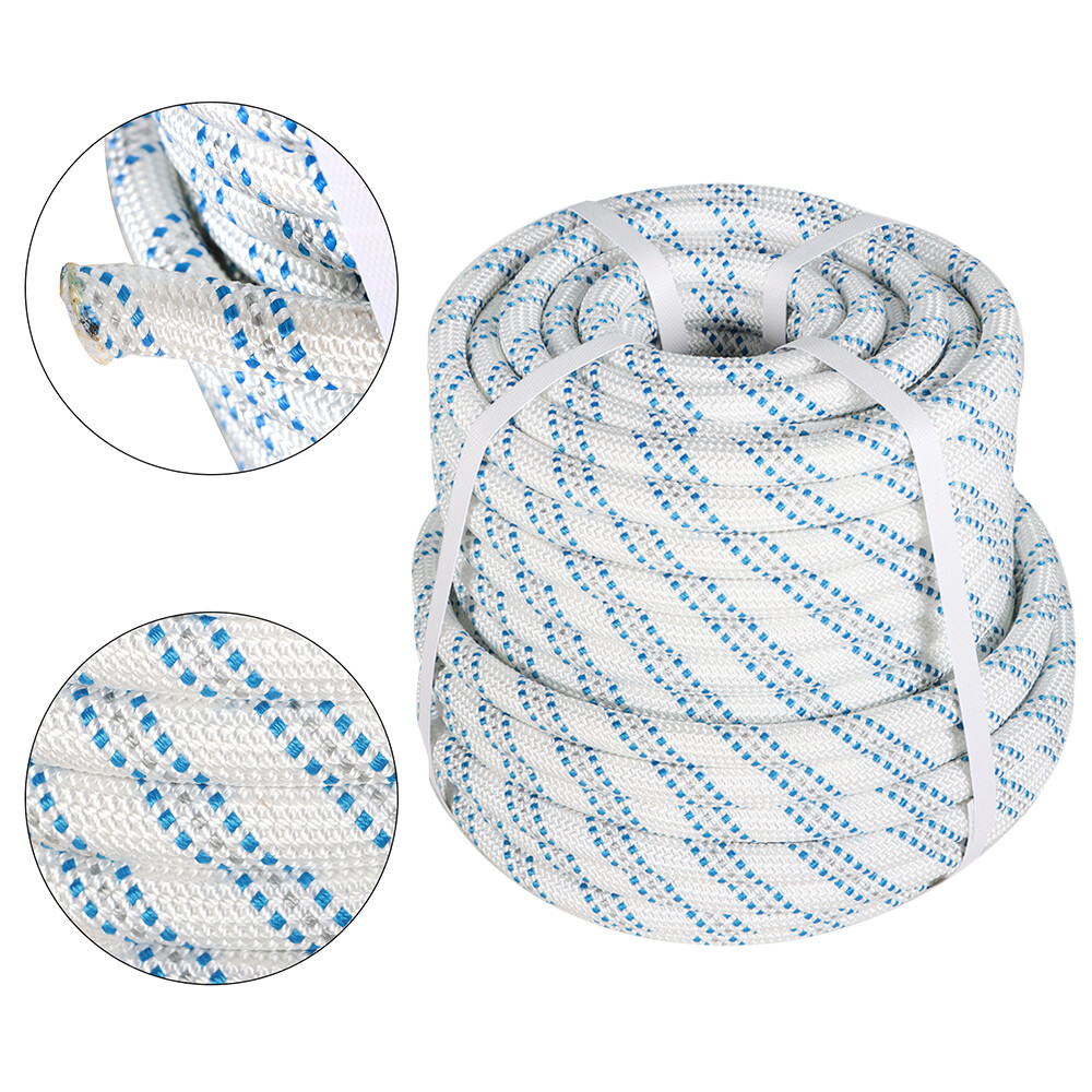 5/8" x 150 FT Double Braid Polyster Rope 11000lbs BREAKING STRENGTH Rigging Rope