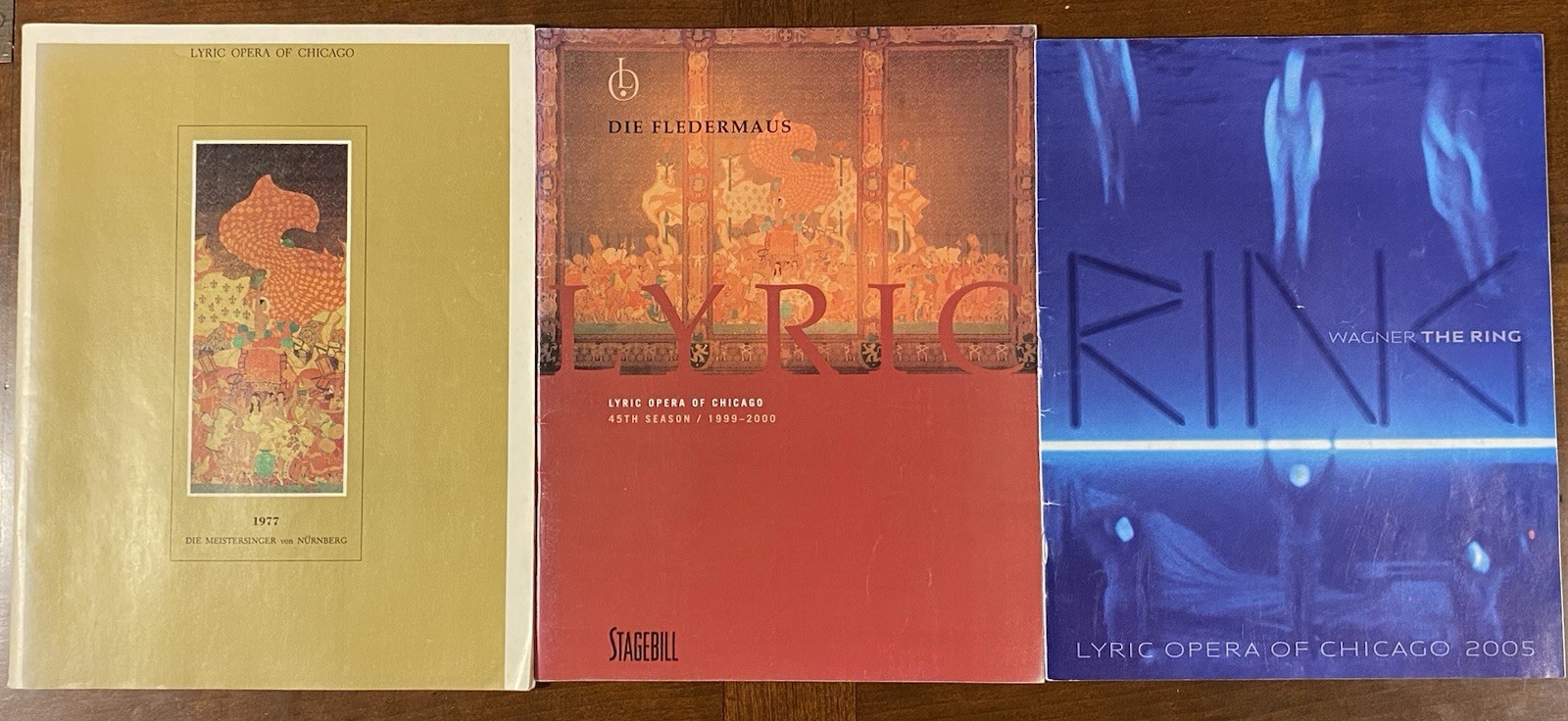 Lyric Opera of Chicago 3 Programs 1977, 1999-2000, 2005 Domingo, Tallchief