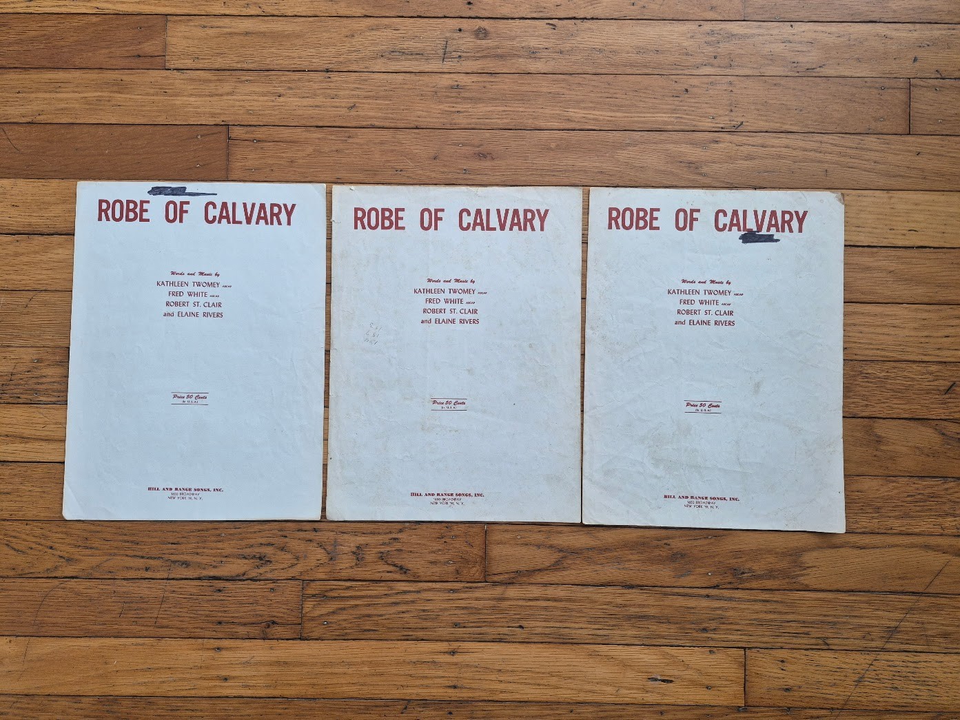 VTG Religious Spiritual Church Sheet Music