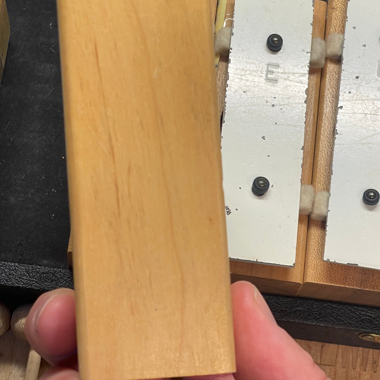 Vintage BF Kitching Resonator Bell Set Chromatic 20 Note with Case and Mallets