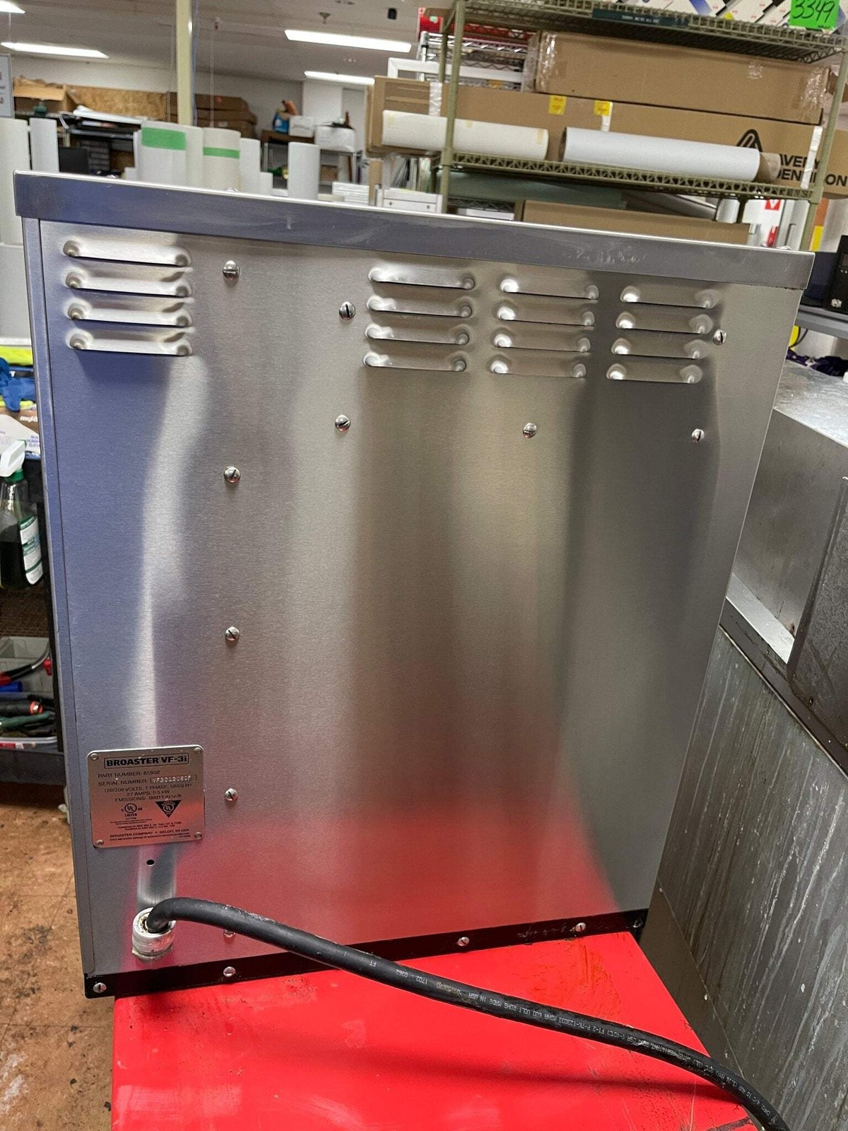 Used Broaster VF-3i SmartTouch 21lb Ventless Fryer with ANSUL System 120/208V 1P