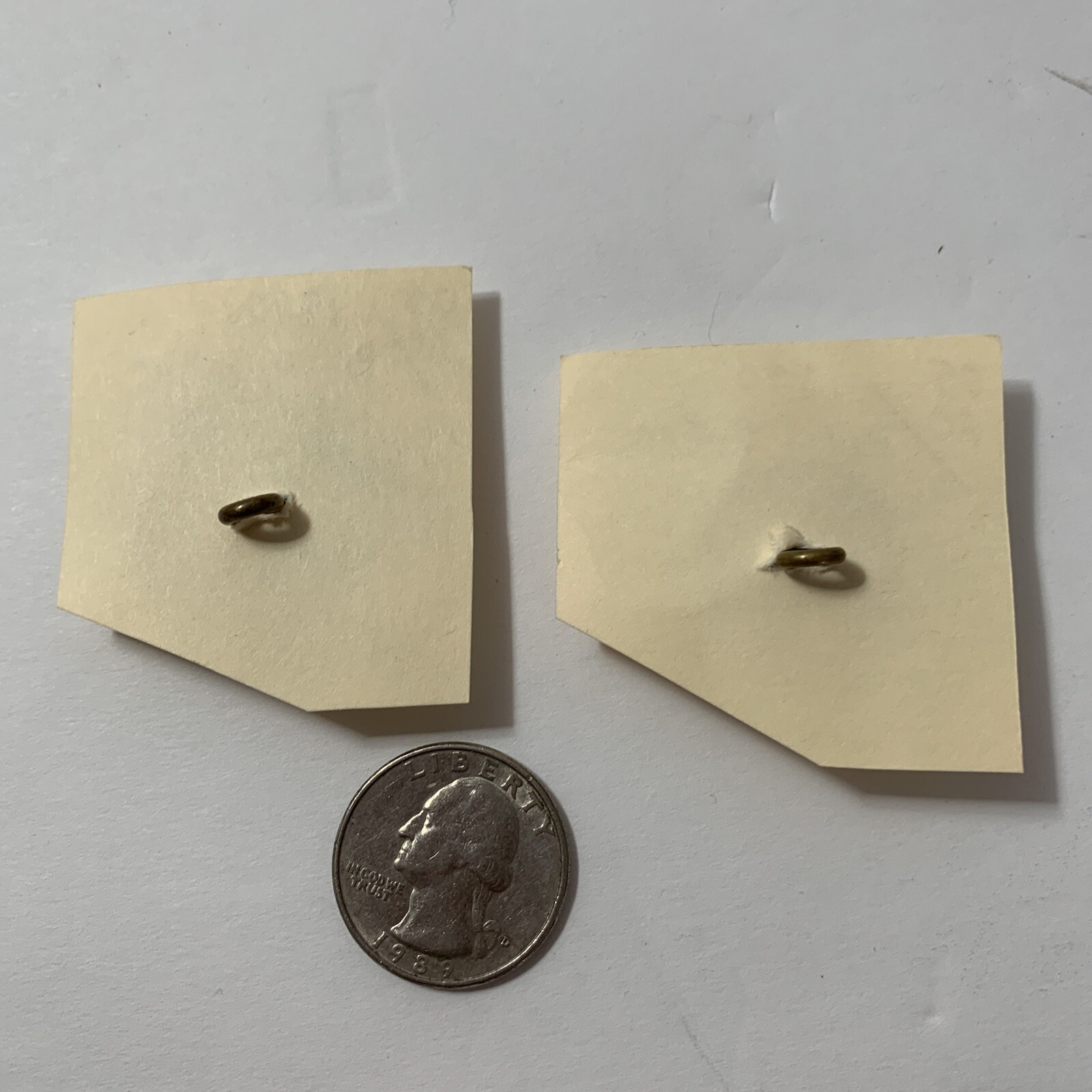 Police Button Vintage Collectible 1890 1 Gold 1 Silver Quality Police Button