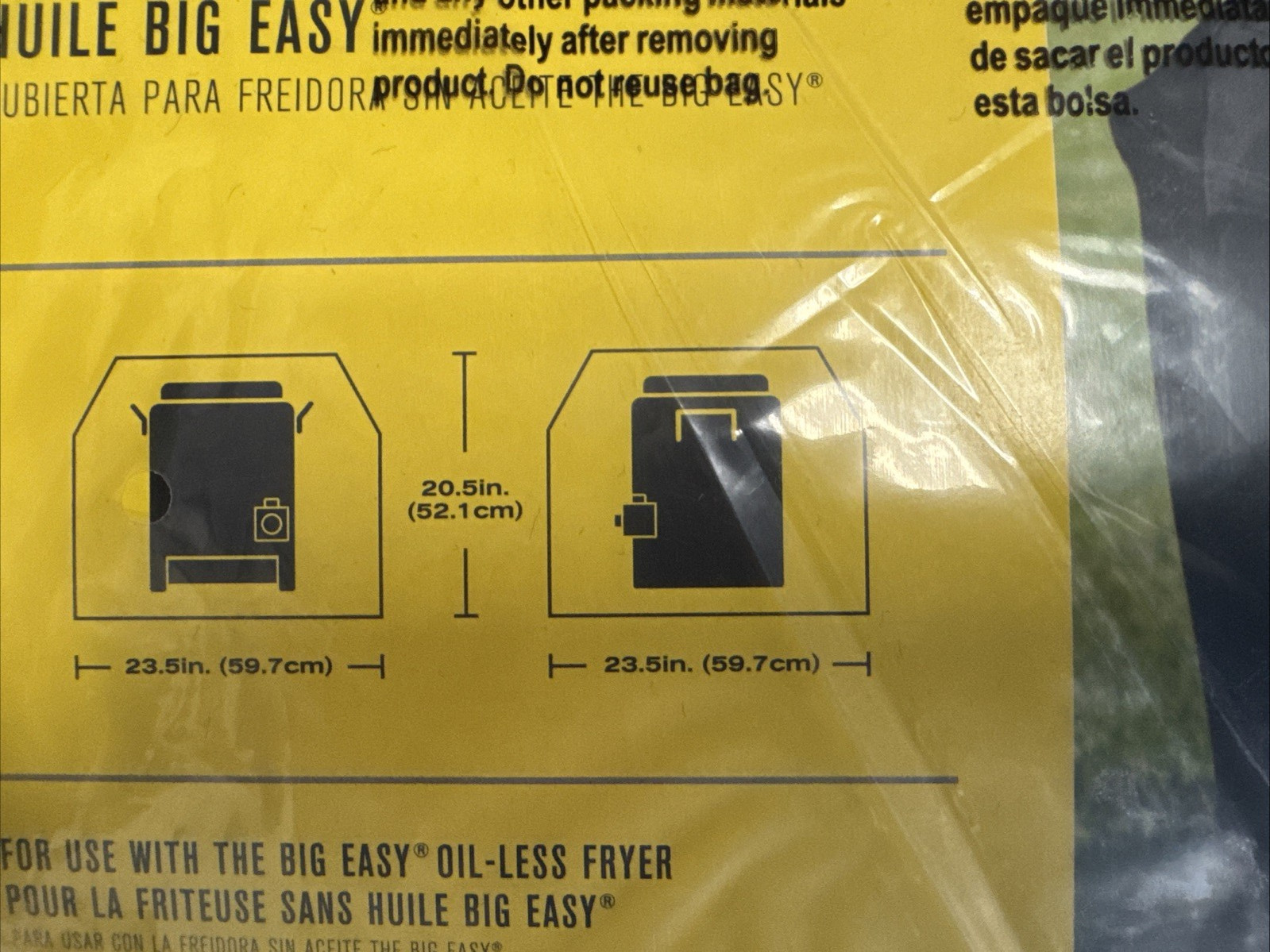 Char-Broil The Big Easy Turkey Fryer Cover -BLACK