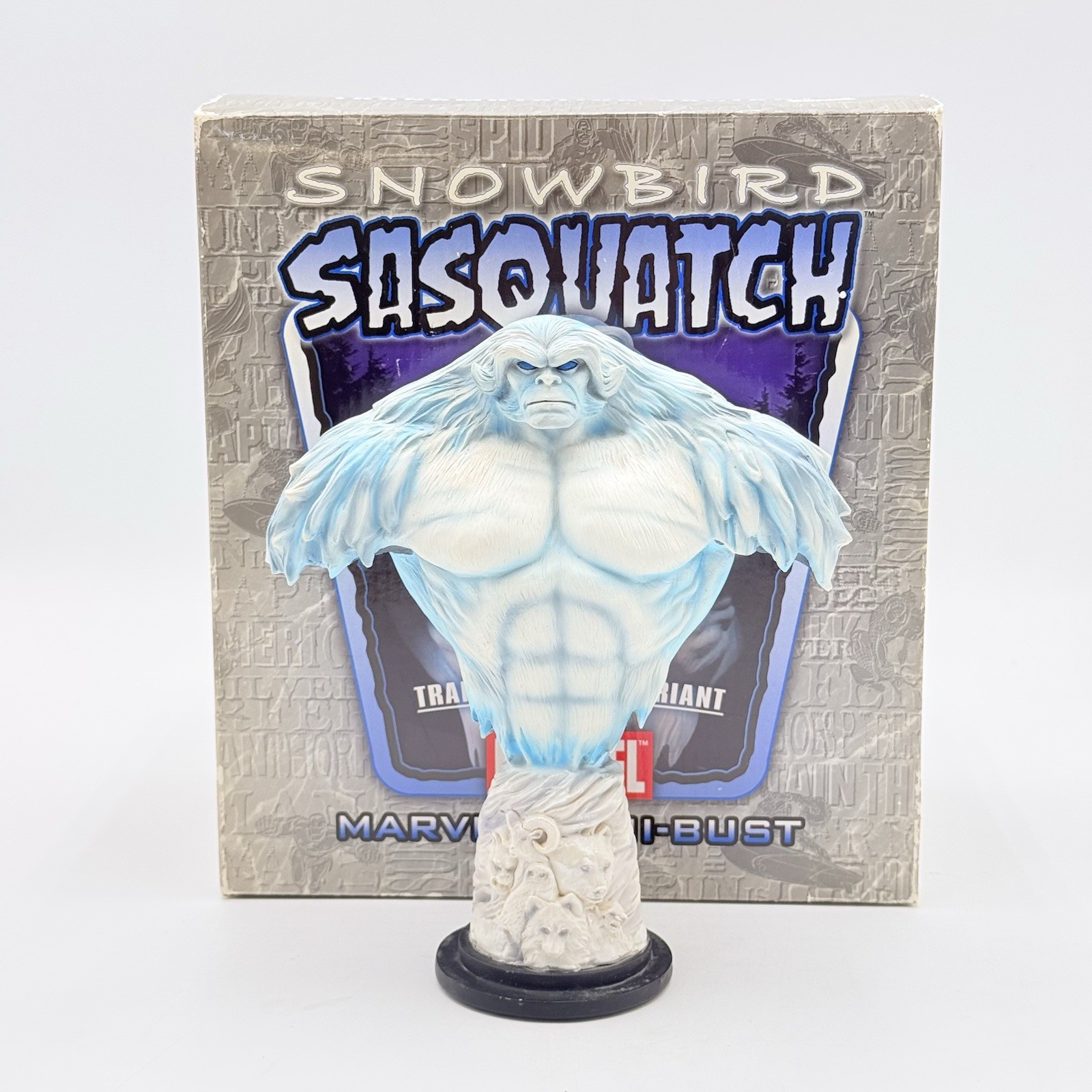 Bowen Designs Marvel SNOWBIRD SASQUATCH Mini Bust Figurine 8” Tall IN BOX