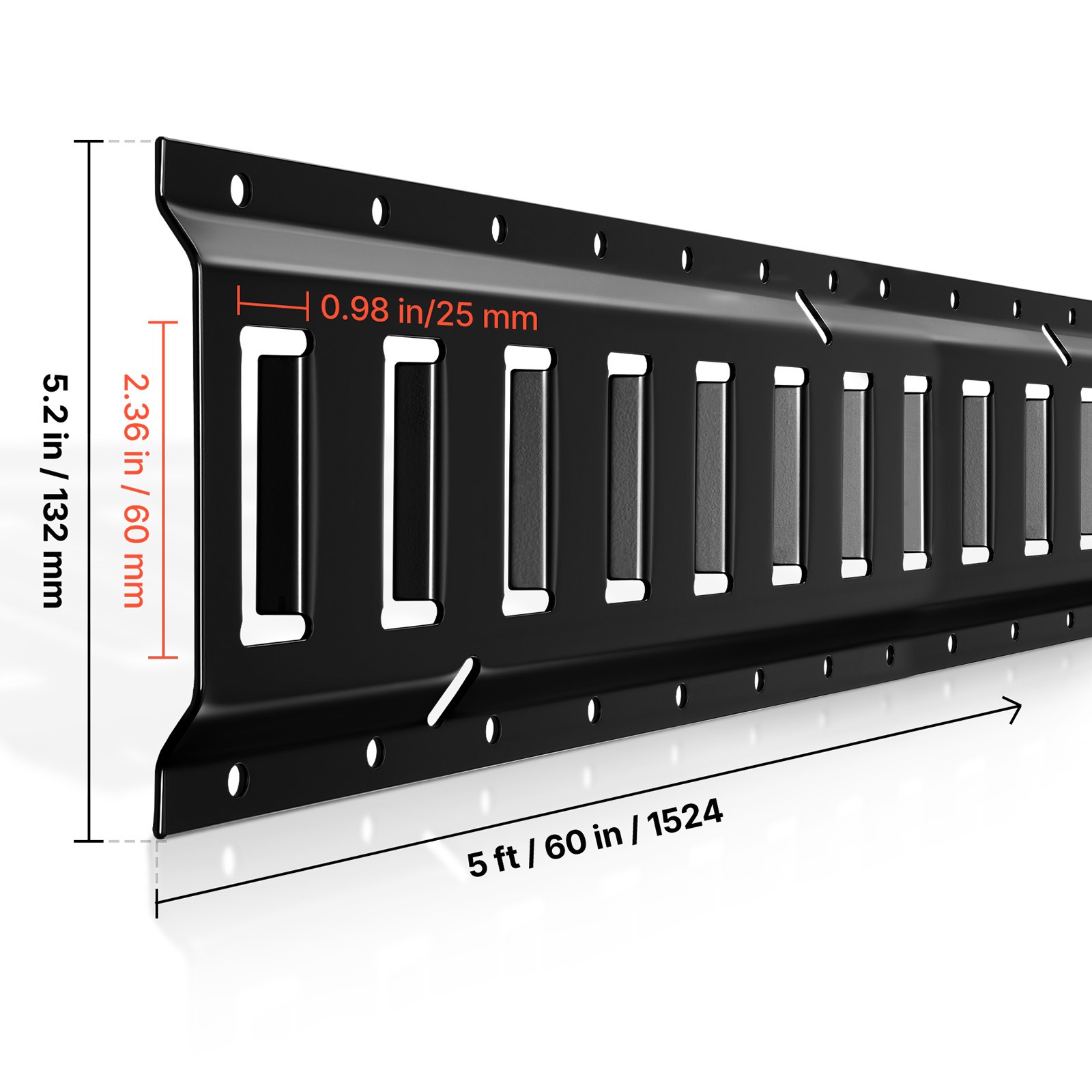 Uimoso E-Track Tie-Down Rail Kit with 8 Rails and 36 Accessories