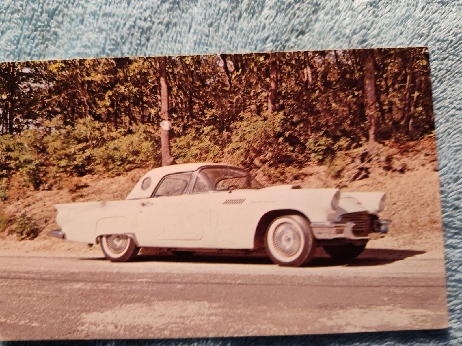 5 Ford Thunderbird 1957 New Post Cards--5 for 1 Price--