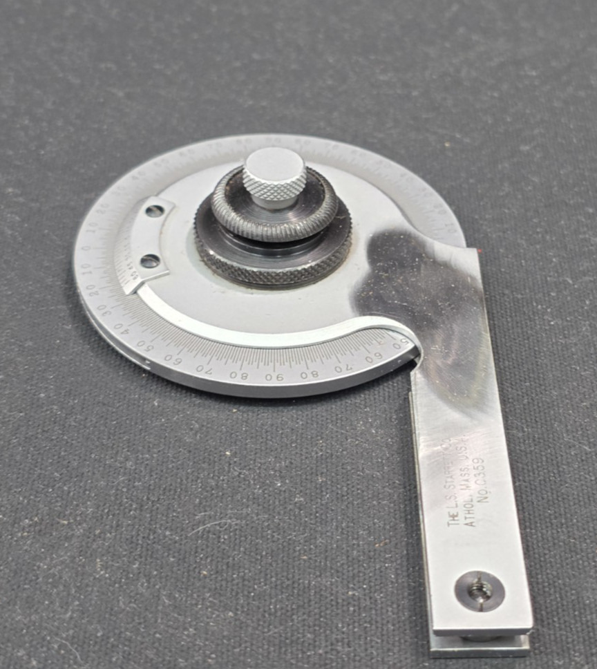 Starrett C359 Precision Universal Bevel Vernier Protractor 7" & 12" Blades