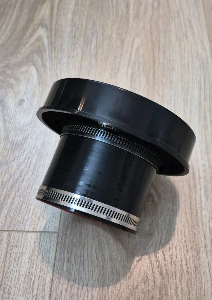 UNIVERSAL 4" 101mm VELOCITY STACK FOR COLD AIR INTAKE OR TURBO WITH COUPLER