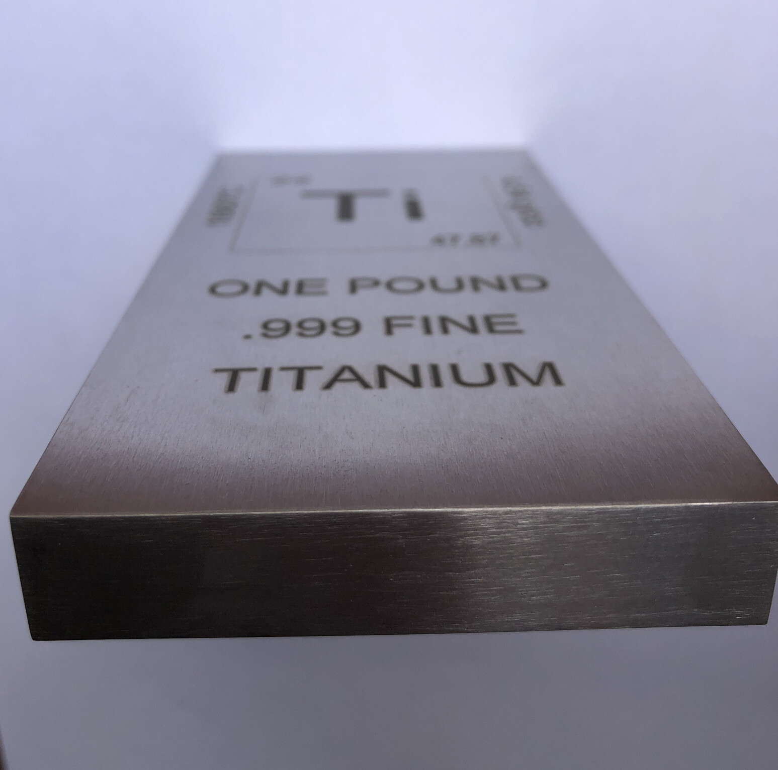 1 (One) Pound Titanium Bullion Bar