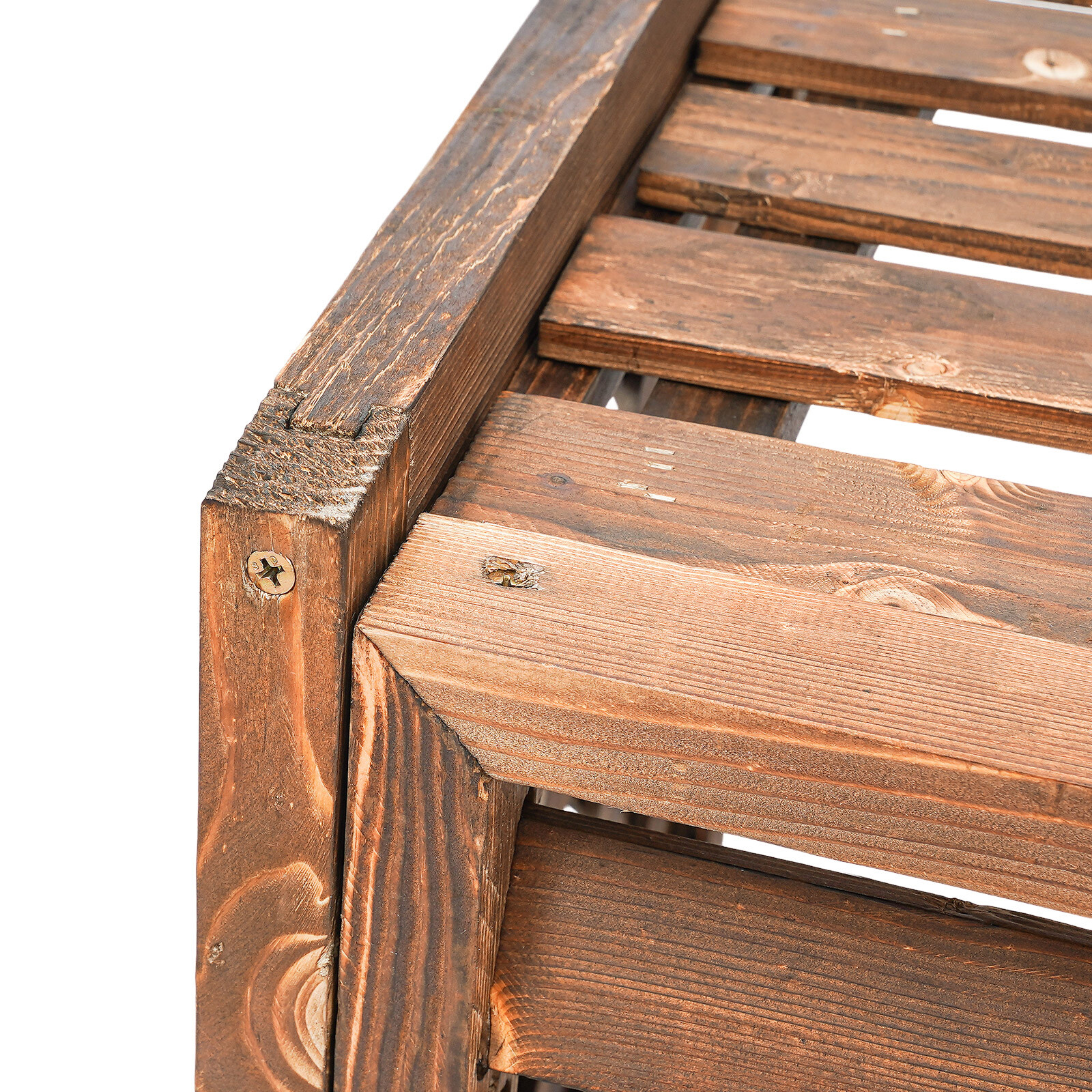 Air Conditioner Fence Screen- Outside Wooden AC Privacy Fence Cover, 39"L x 36"W