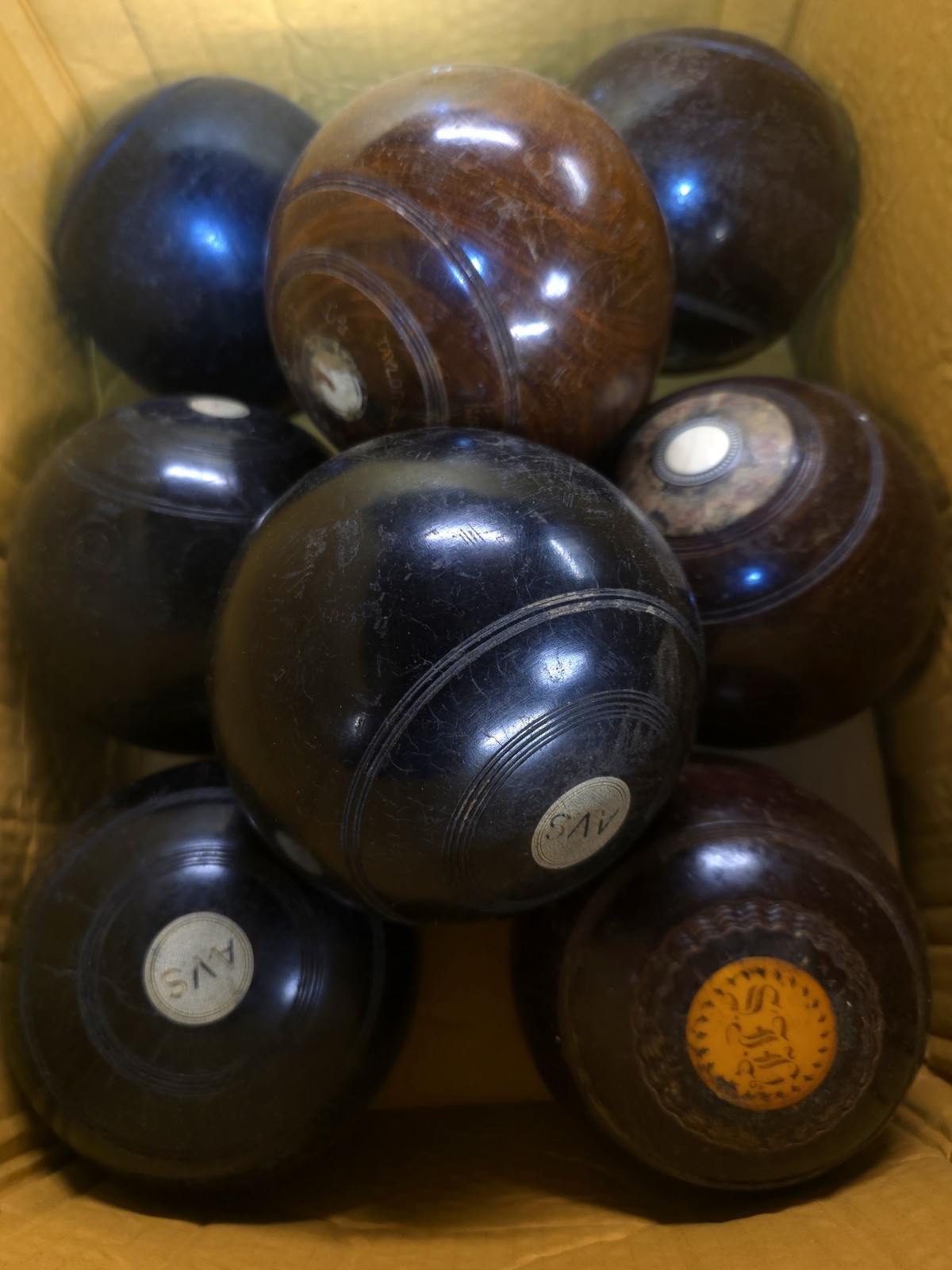 1x 44 Oz Lignum Vitae Lawn Ball For Wood Turning Carver Mallets | 1 Ball