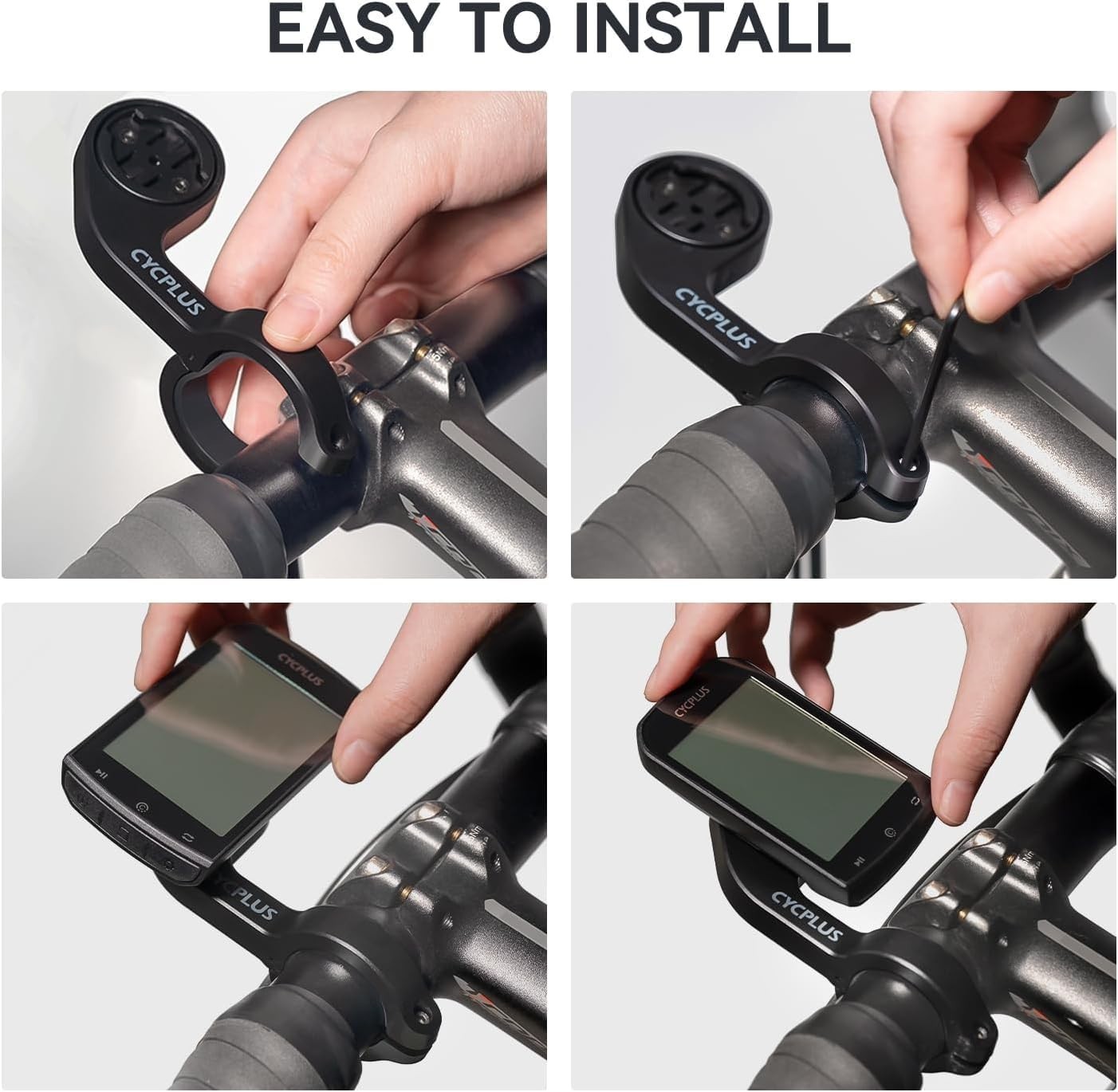 CYCPLUS Cycling Out Front Bike Mount Designed for All Cycling Computer
