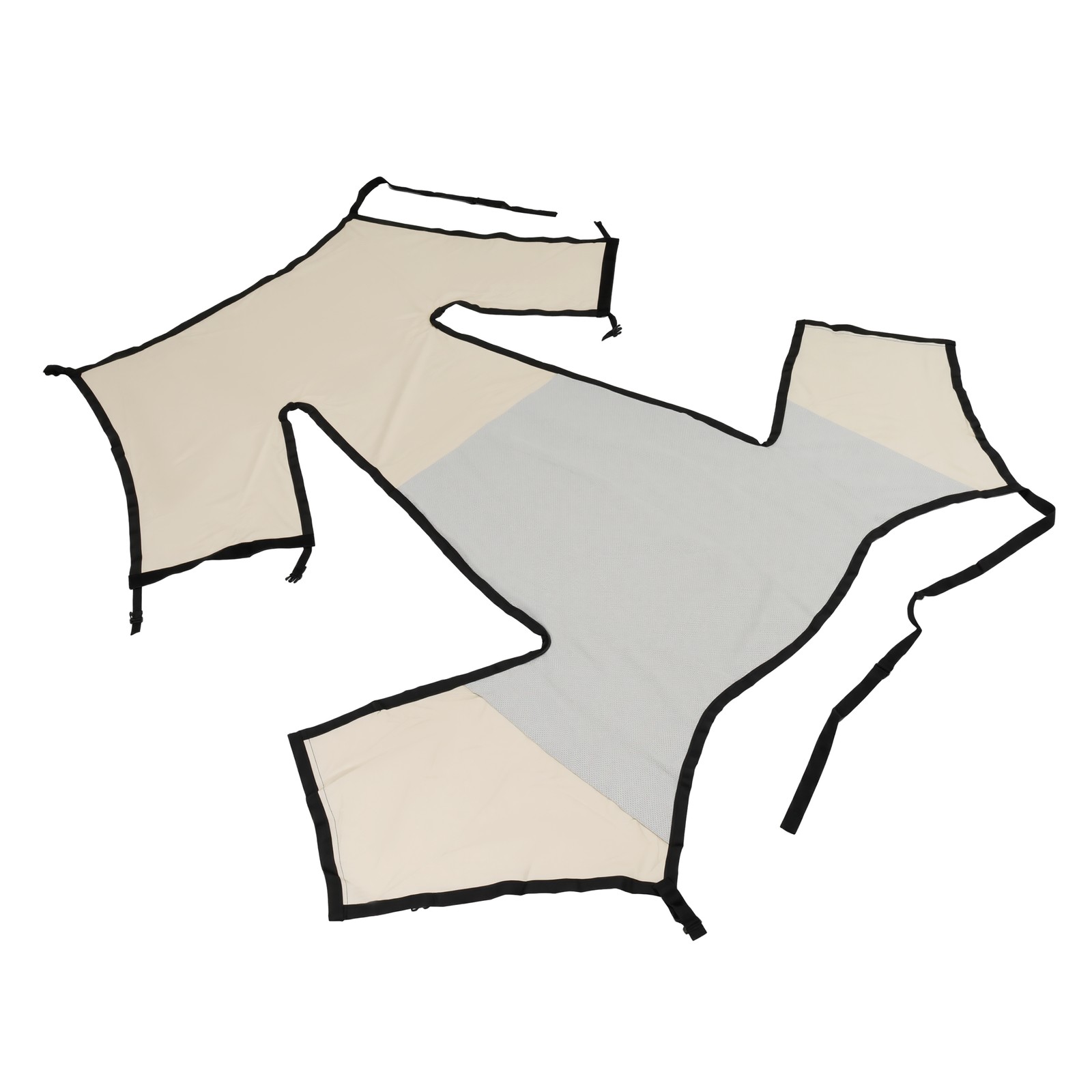 Aircraft Cabin and Windshield Cover White Canvas For Cessna 150 Cessna 152