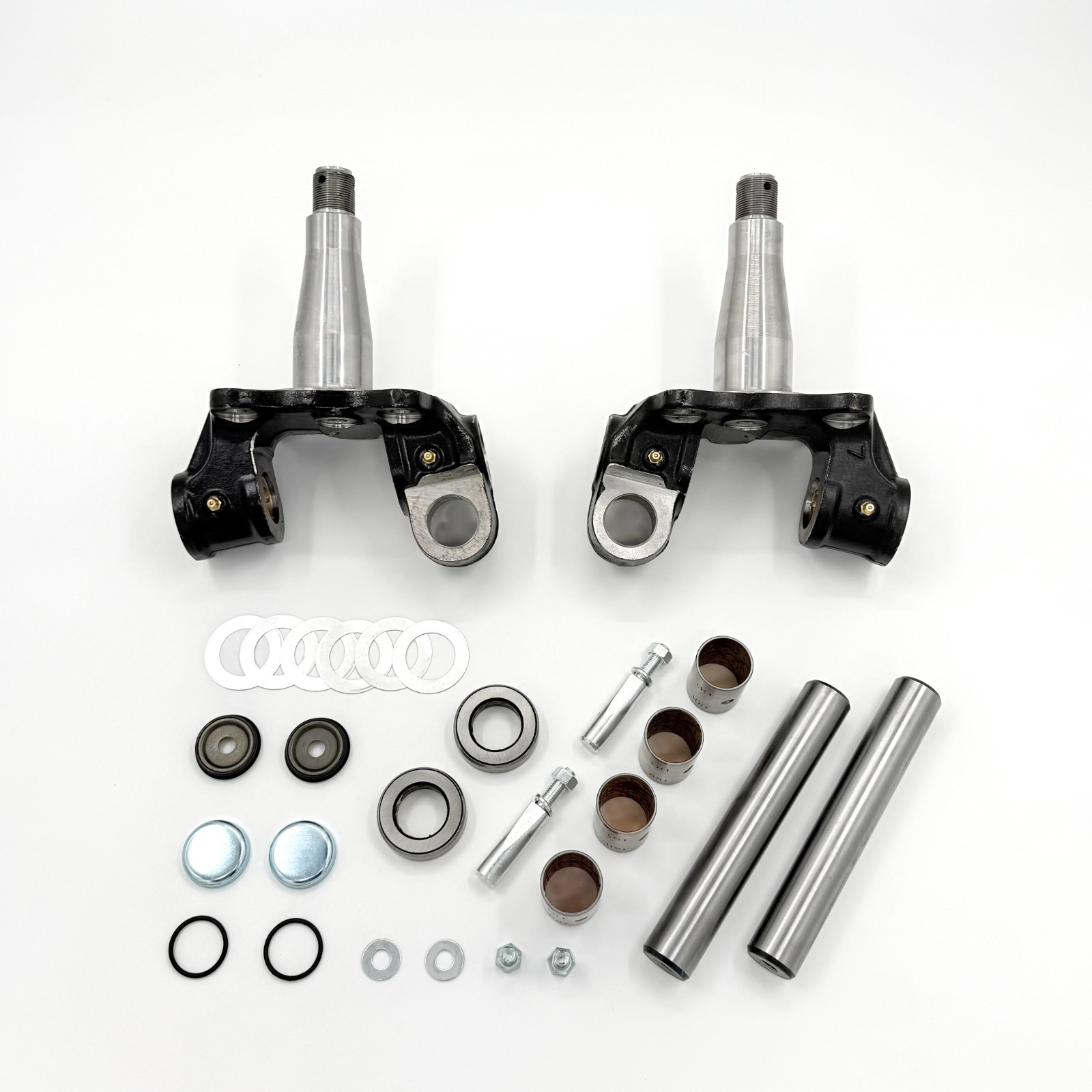 Knuckle Front Axle Left+Right + King Pin Kit For Isuzu NRR NQR NPR NPR-HD 99-25