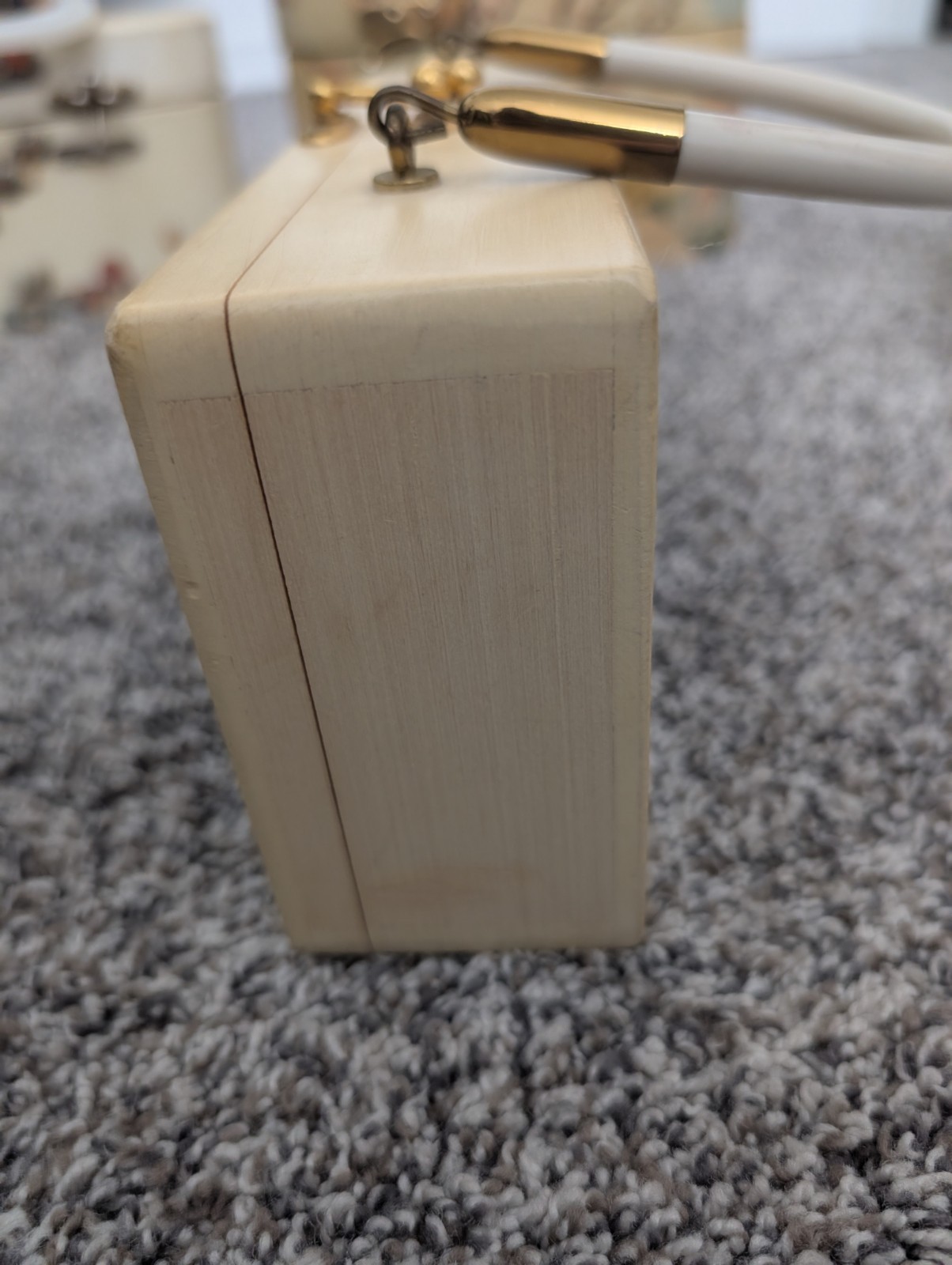 Rockabilly Enid Collins Original Box Bag Love Design Jeweled Handbag