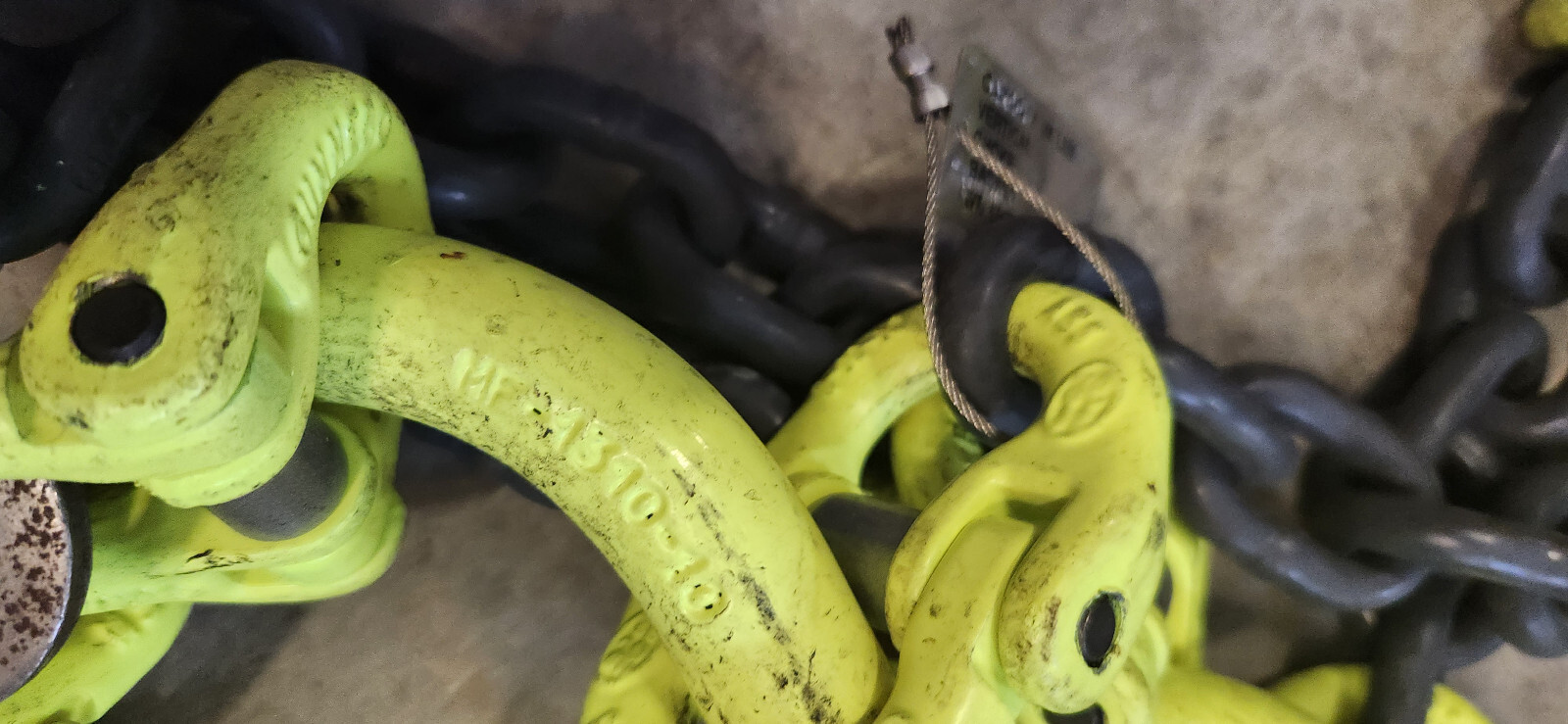 Gunnebo QOF 3/8" Chain 4'-6" Grade 100 4-Leg 22,900 Lb Basket Lifting Sling