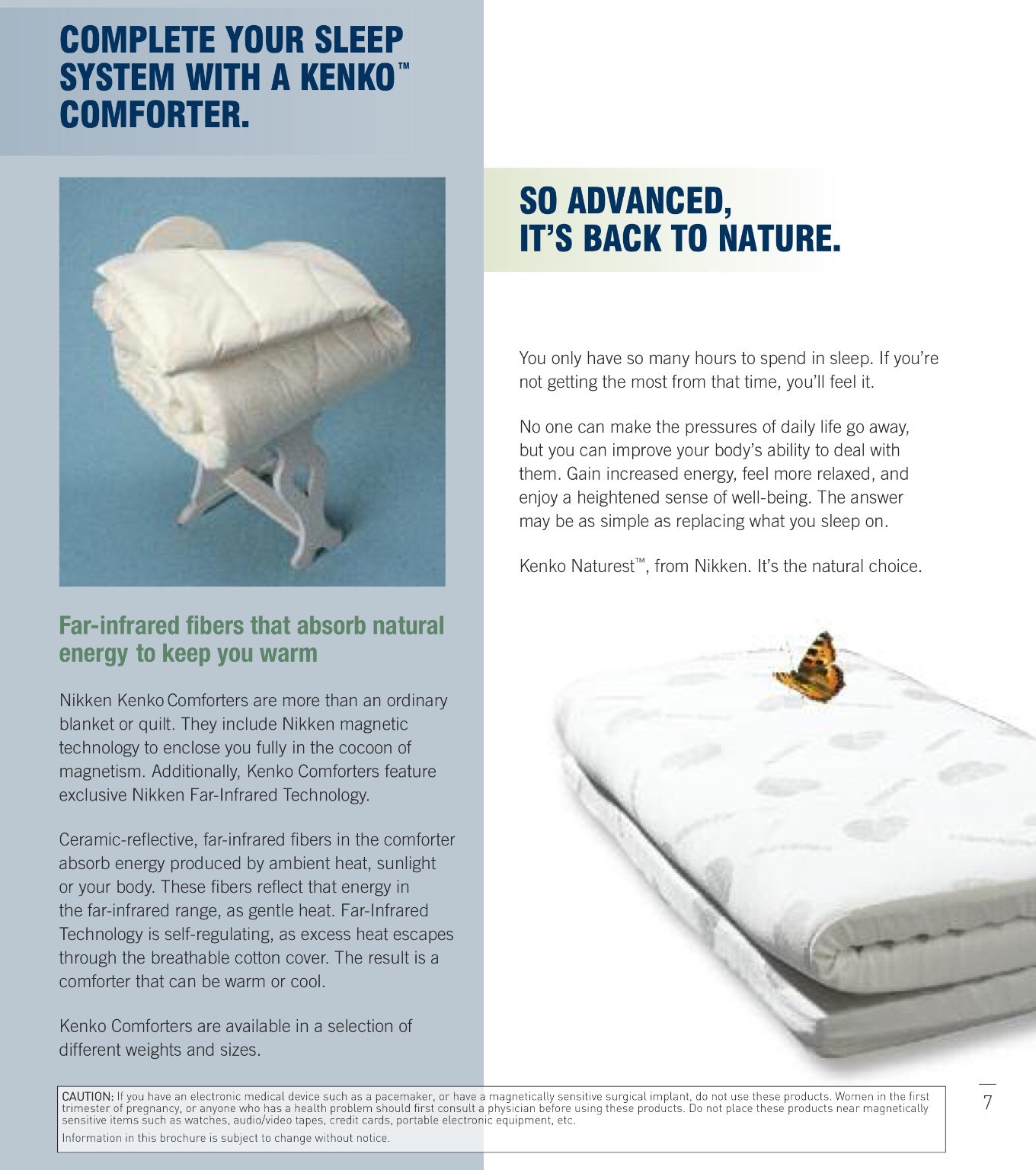 NEW - Nikken KenkoDream Magnetic Far-Infrared Ionic Comforter Blanket Full/Queen