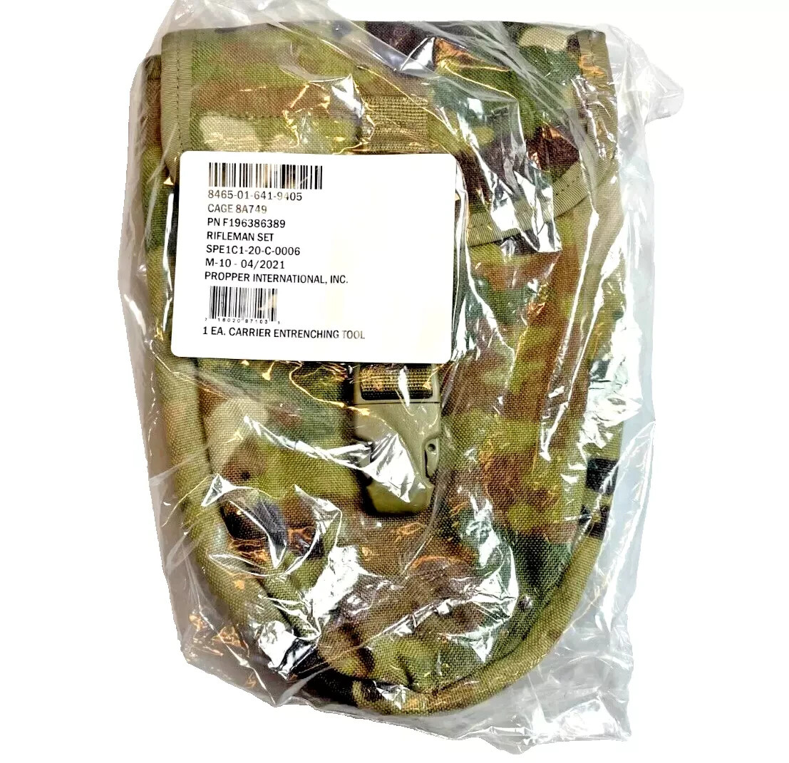 US Military USMC GERBER 2000 Entrenching E TOOL Trifold Shovel w OCP COVER NEW