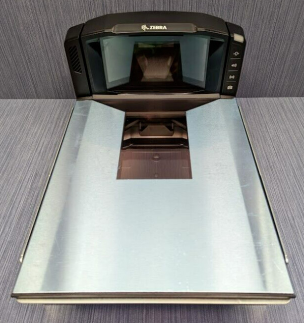 ZEBRA MP7001-LNS0M10US LBS/USB Scanner Scale, Long Platter Style w/USB Cable