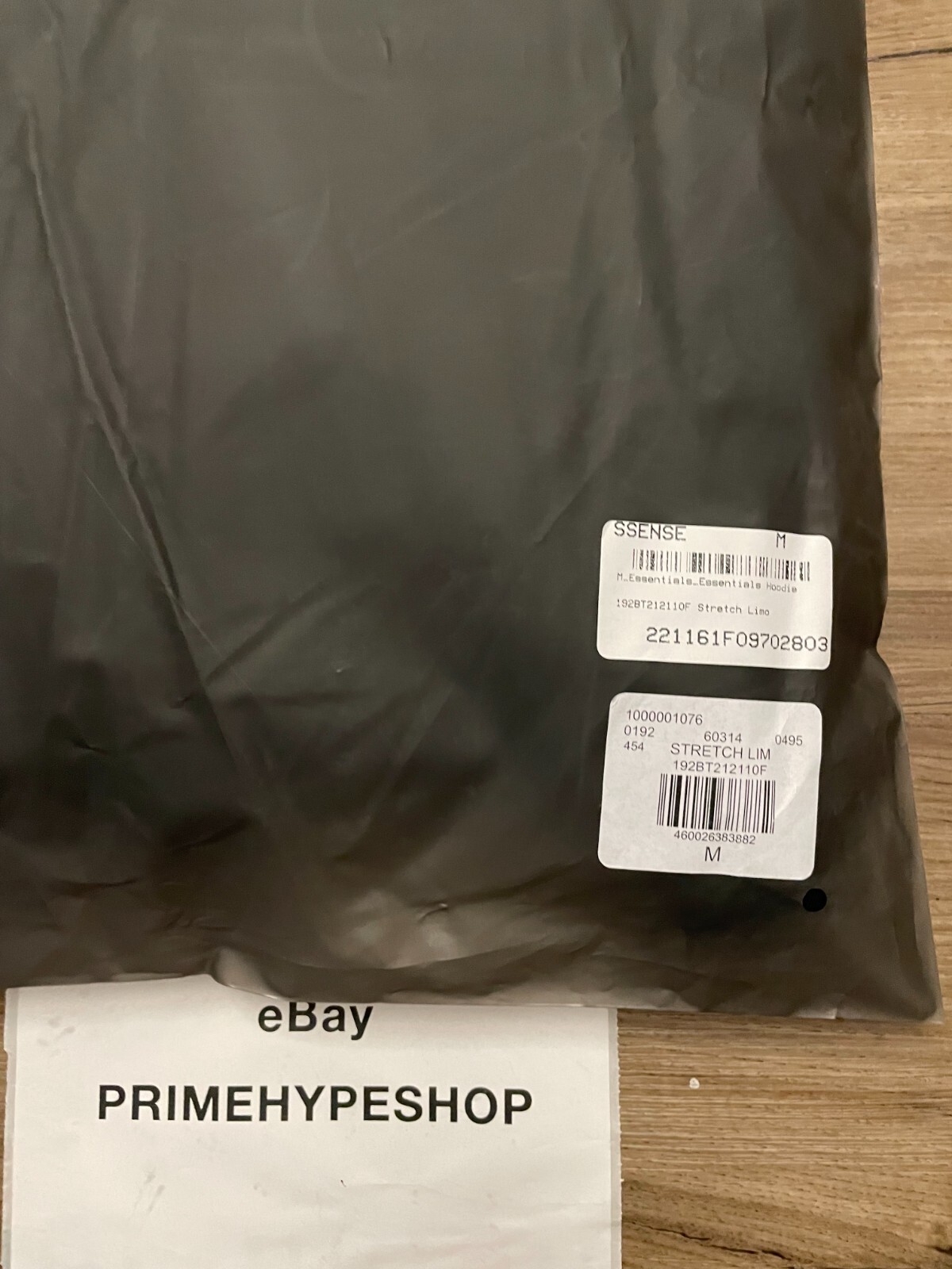 NEW Fear of God Essentials Hoodie Stretch Limo Black Size XXS-XL FREE SHIPPING