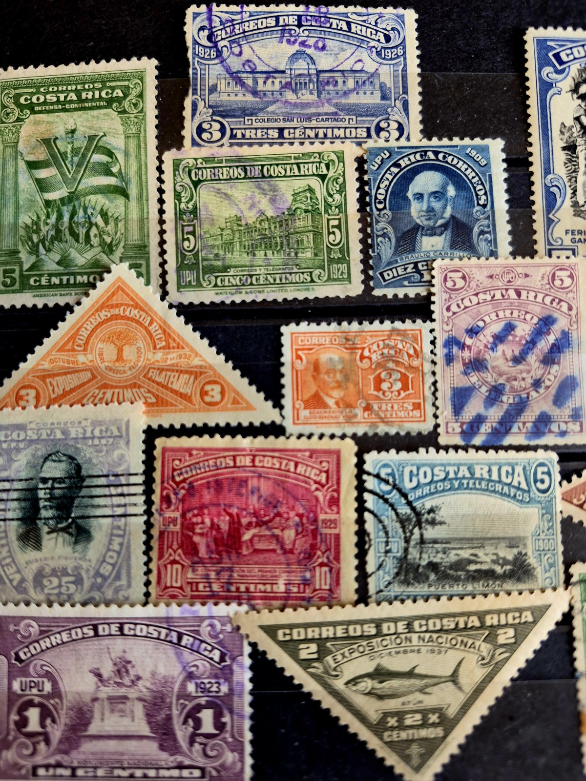 COSTA RICA Mixed LOT Mail . Stamps 1950's-1970' (Lots #3136)