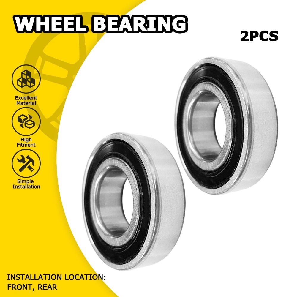 For Harley-Davidson 2008-Up Touring 25mm NON ABS Wheel Bearing 9276B Silver New