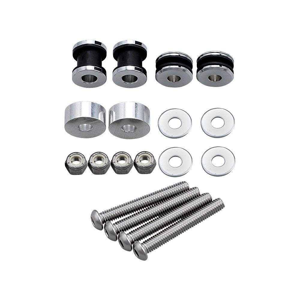 Sissy Bar Luggage Rack Docking Hardware Kit Fits for Harley Touring 1986-2024