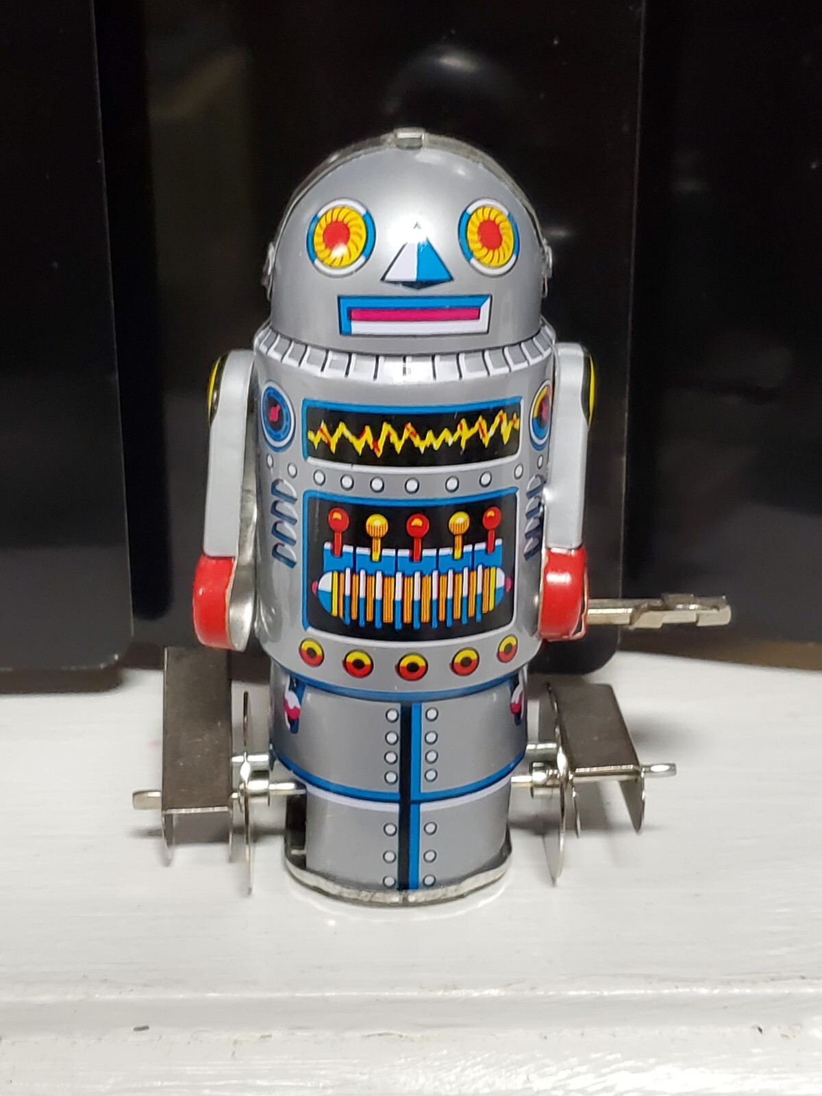 Schylling Robot 7 Tin Wind Up New in Box Vintage - New in Box