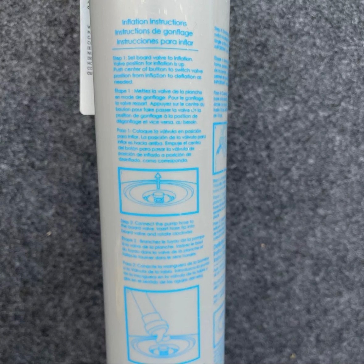 BODY GLOVE Dual Action Manual Hand Pump For Inflatable SUP Paddle Boards Kayaks