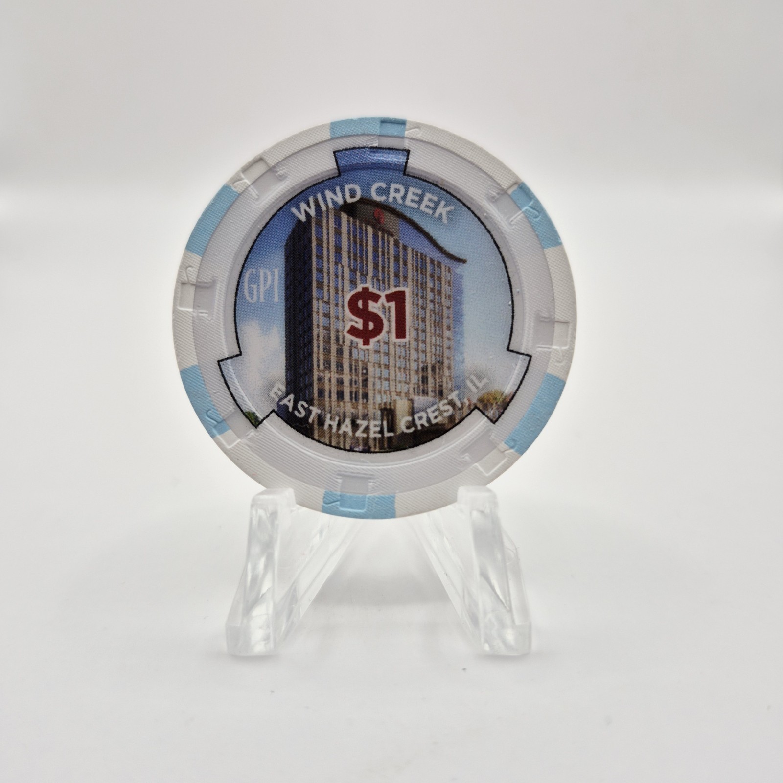 Wind Creek Chicago Southland Casino East Hazel Crest IL 2024 $1 Casino Chip
