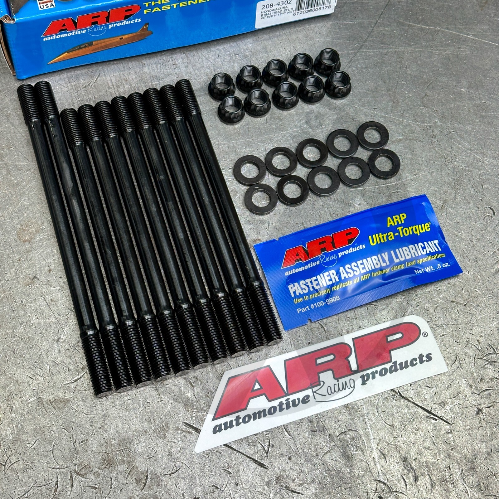 ARP 208-4302 Head Stud Kit NON VTEC For Honda Acura Integra CRV B18A B18B B20B