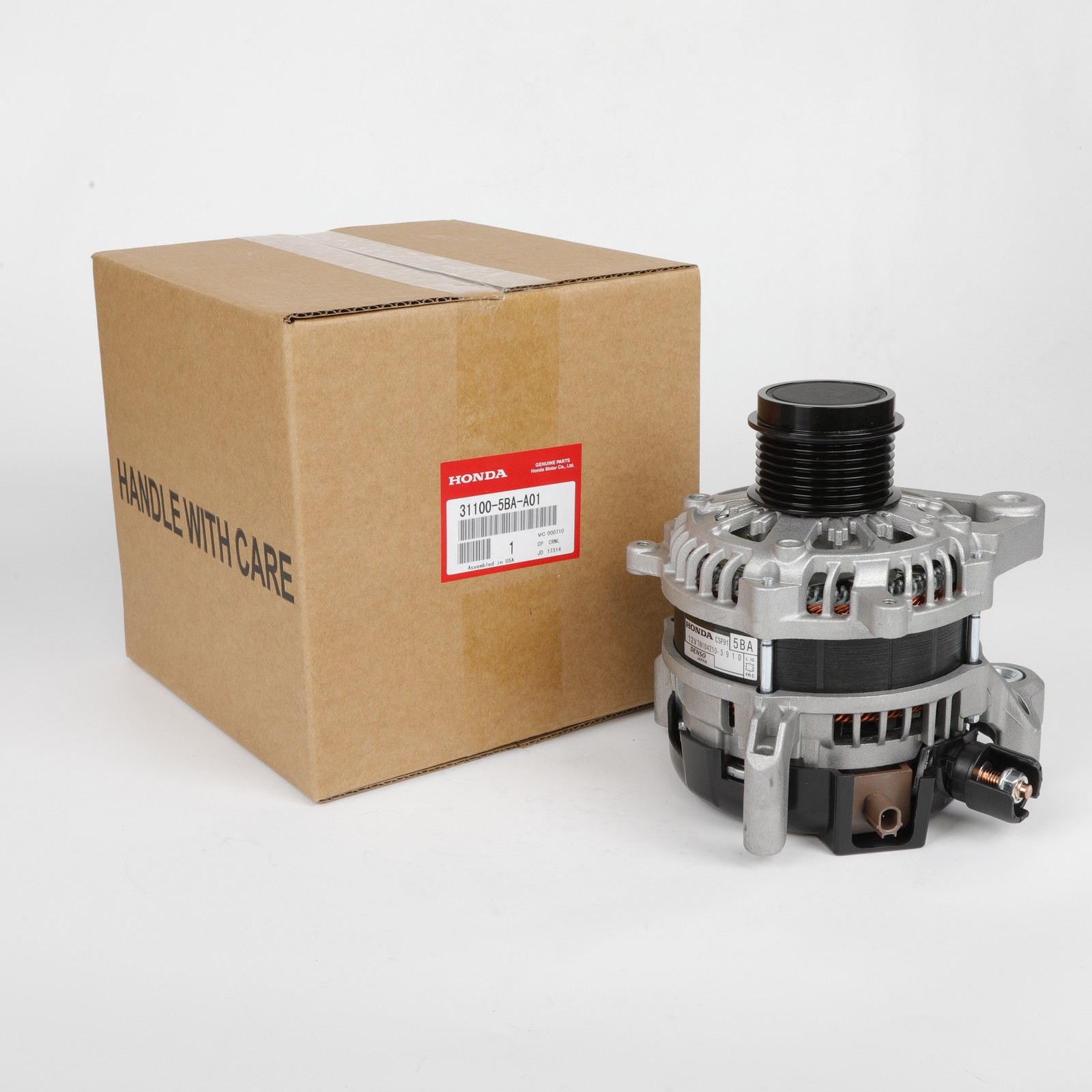 31100-5BA-A01RM Honda (Denso) Remanufactured Alternator Civic, HR-V New, Genuine