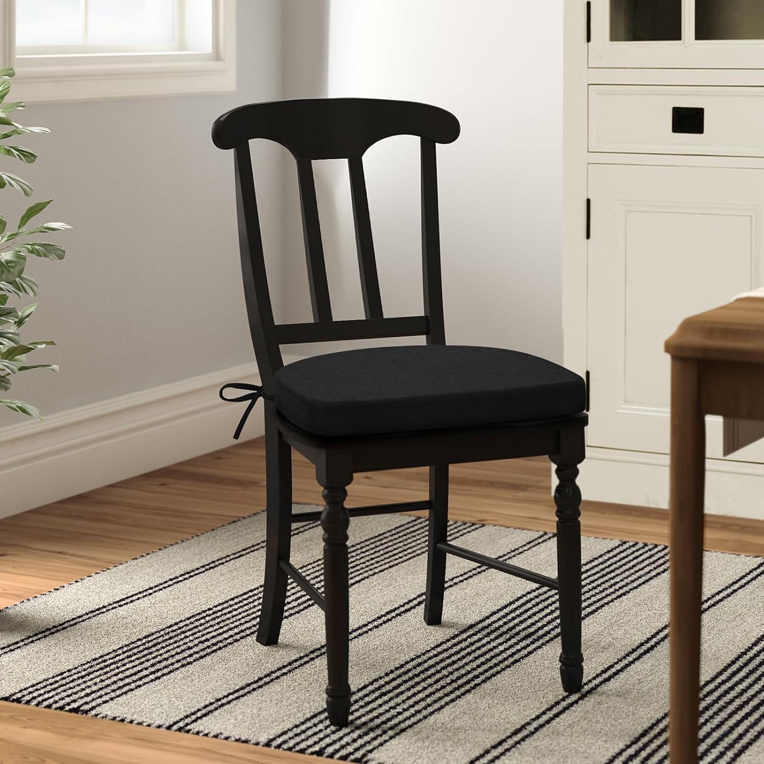Shinnwa Chair Cushion with Ties for Dining Chairs 17*16.5" Non Slip Machine Wash