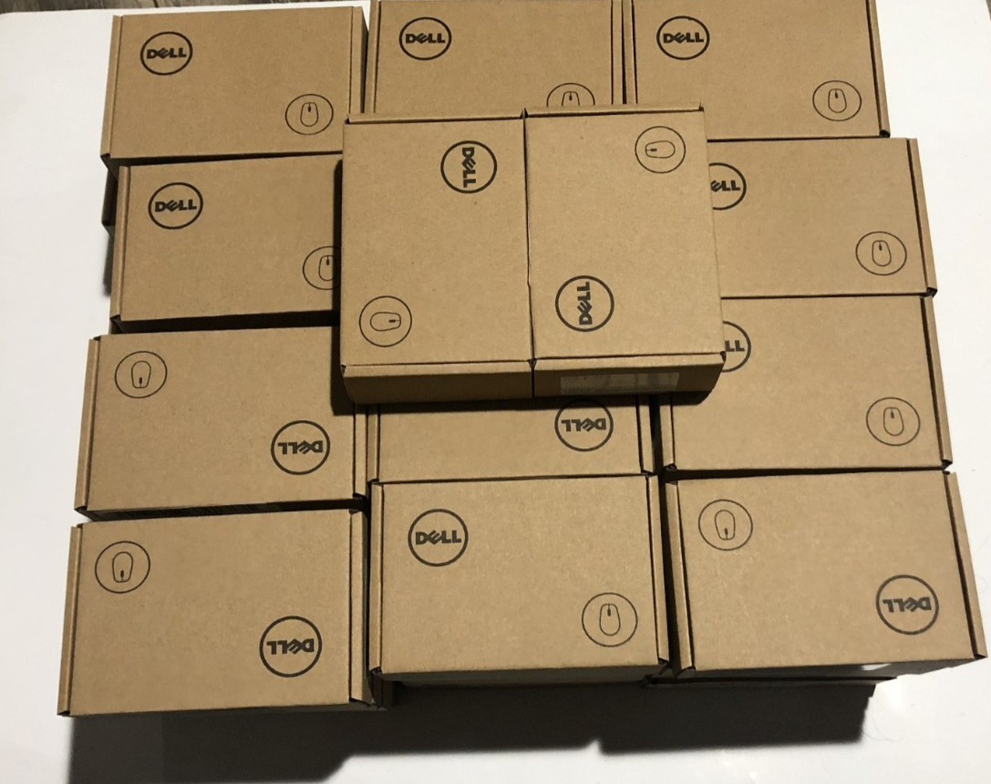 *LOT OF 50* - NEW Dell MS116 Wired USB Optical Mouse MS116-BK - Black 275-BBCB