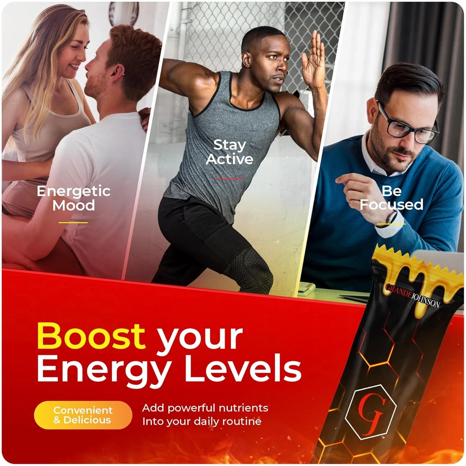 - Nektyr - Organic Premium Natural Pure Honey with Jelly Bee Pollen - Pack of 3